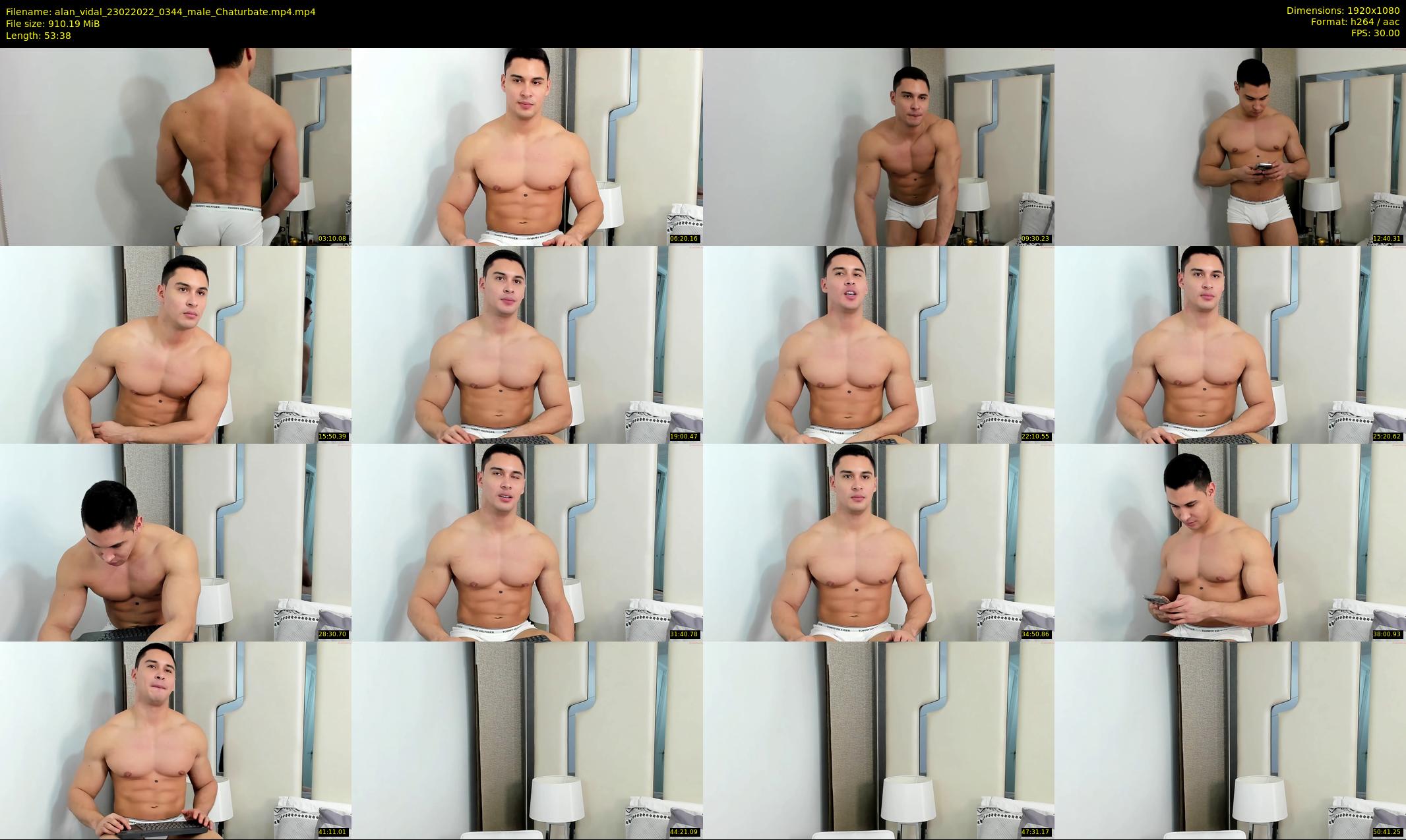 alan_vidal — 54 minute Chaturbate male cam show recording, 1080p, Feb 23, 2022