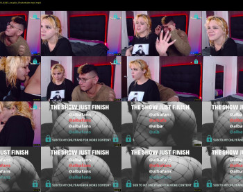 albaandthayron — 56 minute Chaturbate couple cam show recording, 1080p, Feb 23, 2022