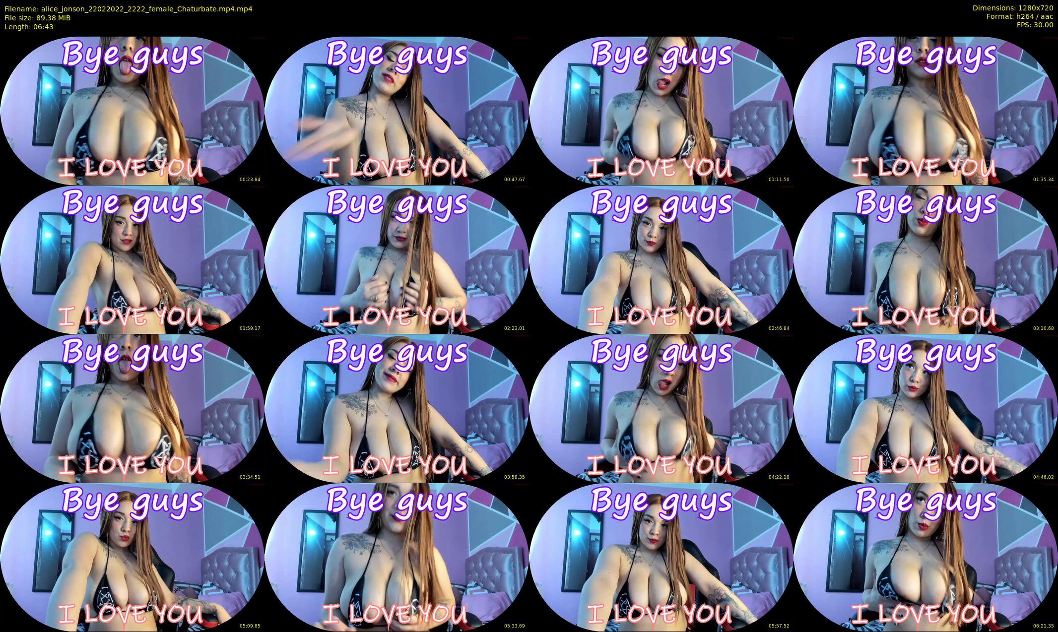 alice_jonson — 7 minute Chaturbate female cam show recording, 720p, Feb 22, 2022
