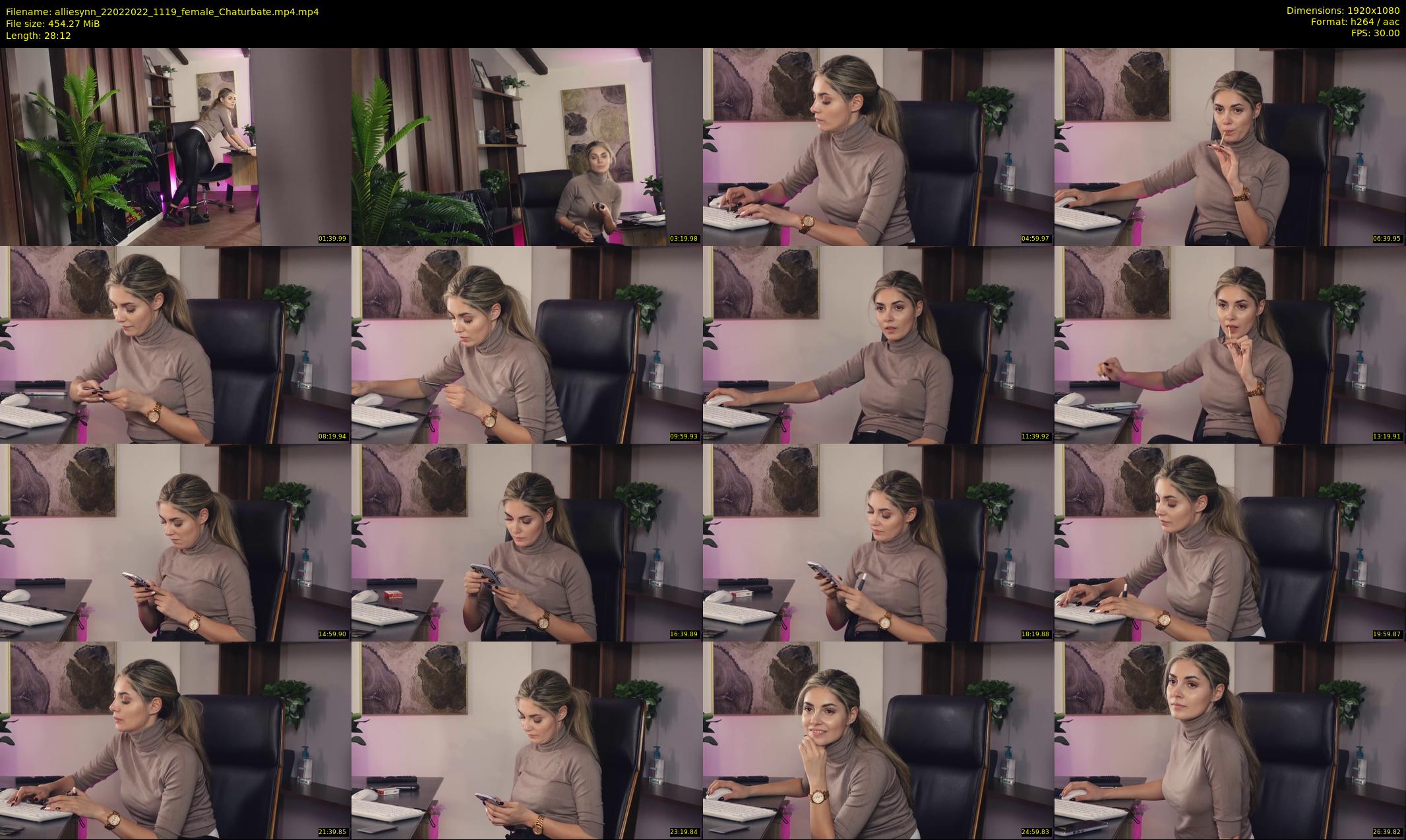 alliesynn — 29 minute Chaturbate female cam show recording, 1080p, Feb 22, 2022