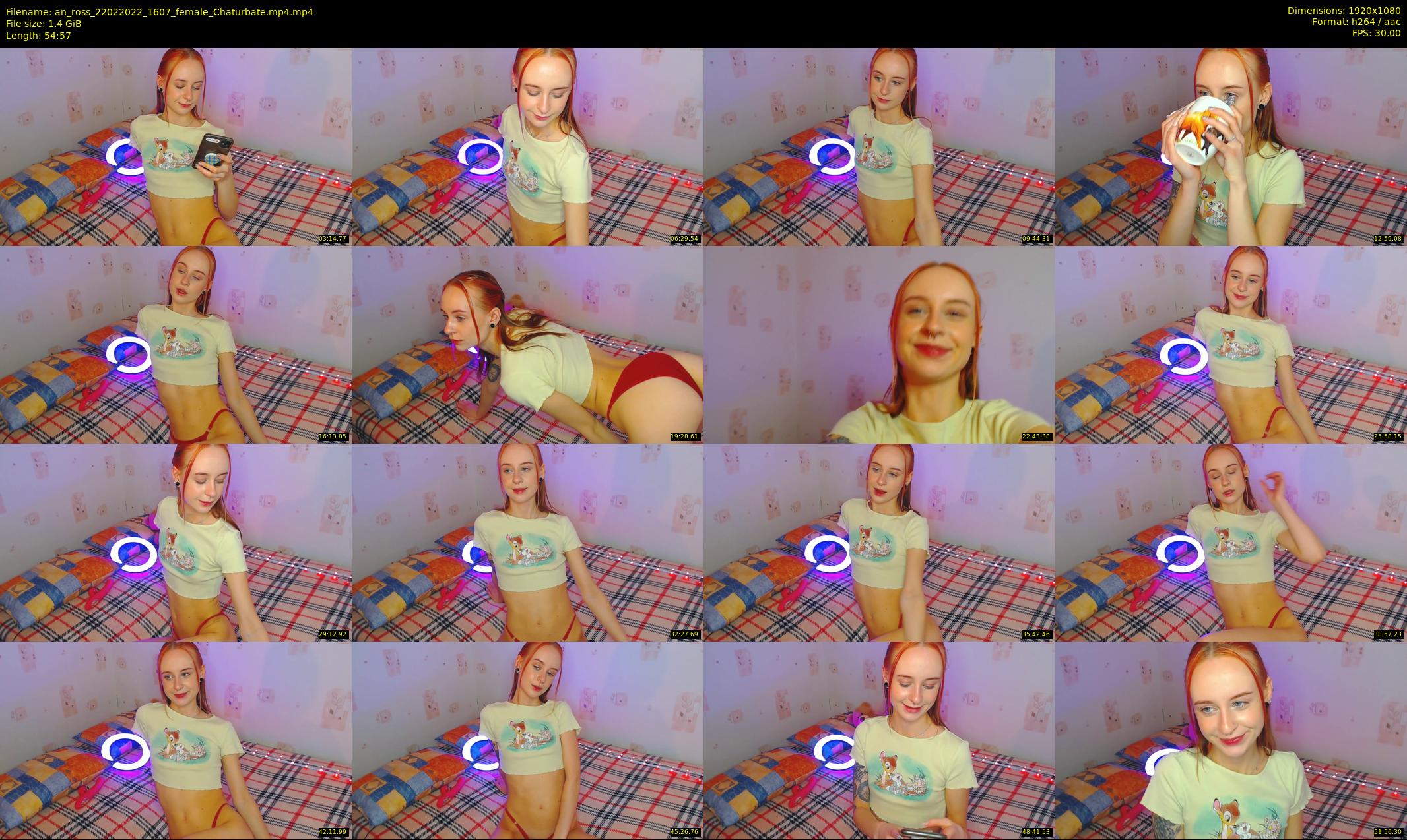 an_ross — 55 minute Chaturbate female cam show recording, 1080p, Feb 22, 2022