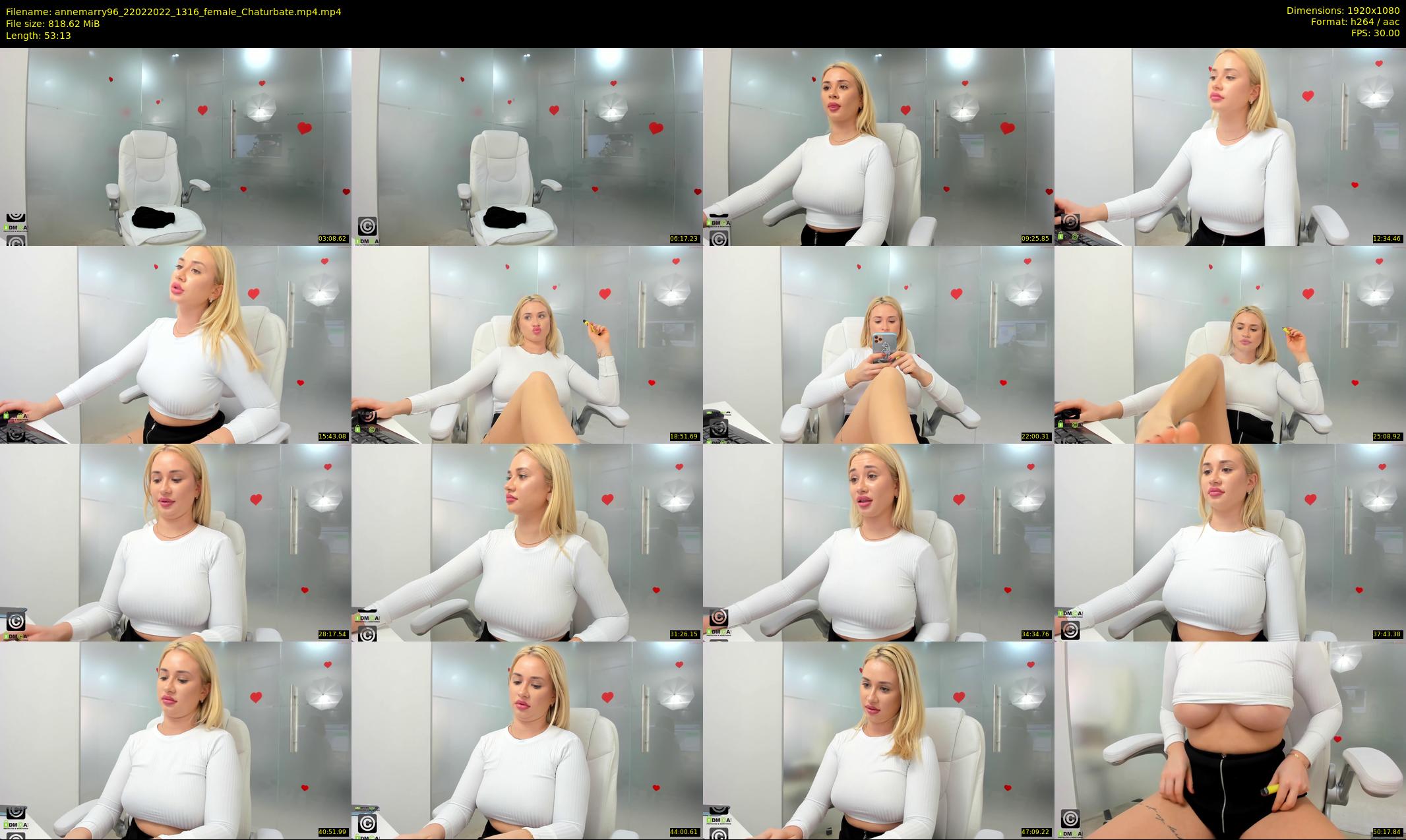 annemarry96 — 54 minute Chaturbate female cam show recording, 1080p, Feb 22, 2022