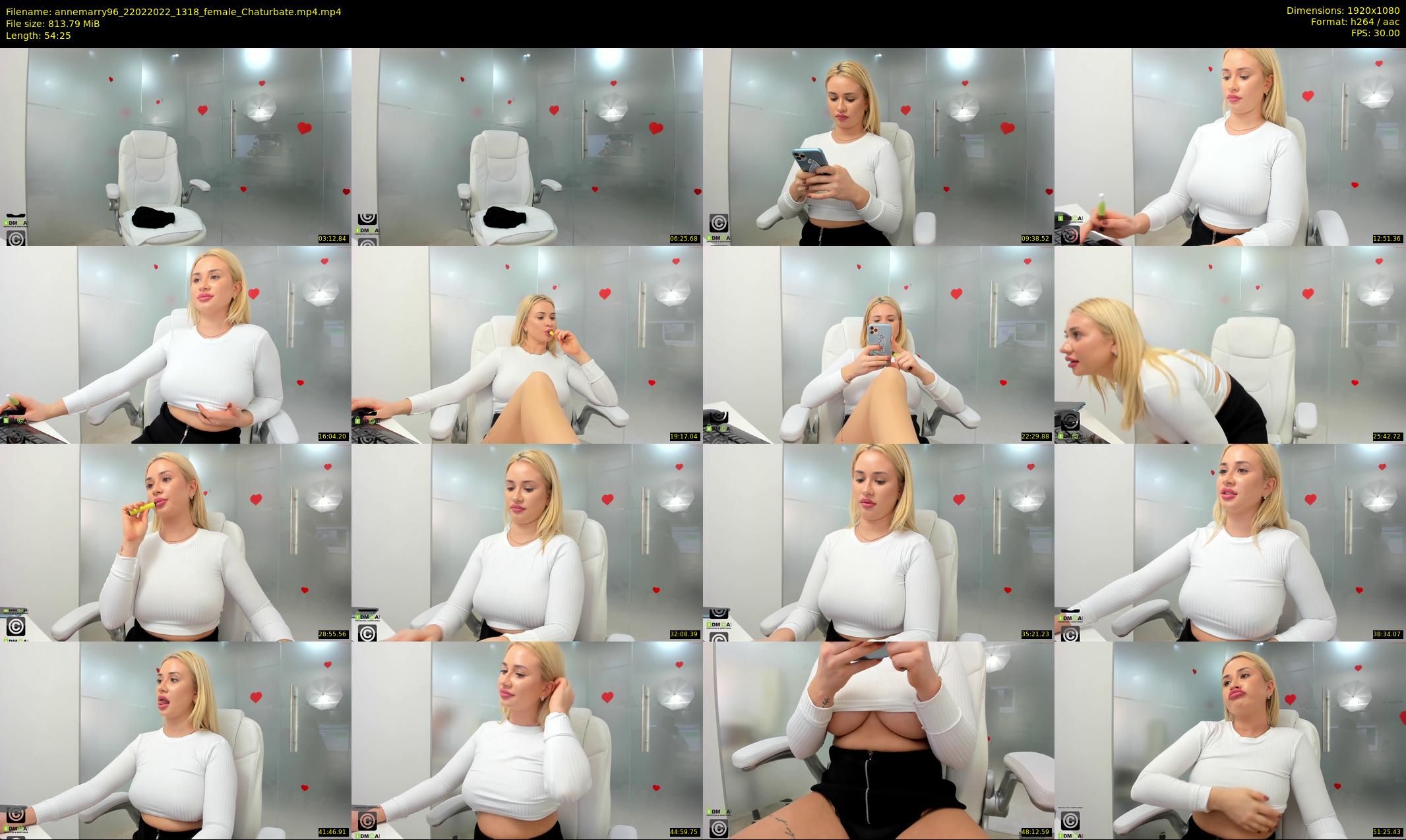 annemarry96 — 55 minute Chaturbate female cam show recording, 1080p, Feb 22, 2022