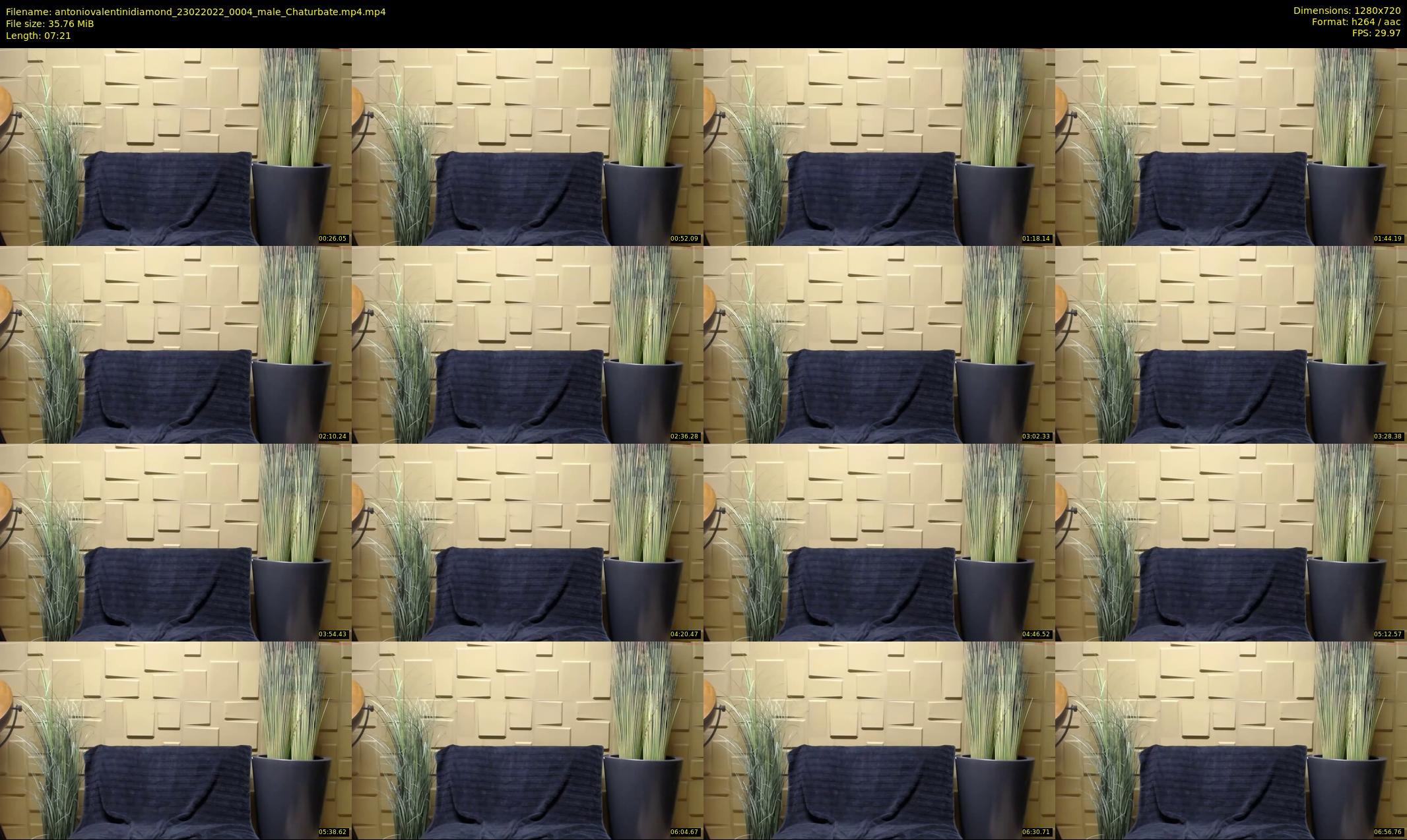 antoniovalentinidiamond — 8 minute Chaturbate male cam show recording, 720p, Feb 23, 2022