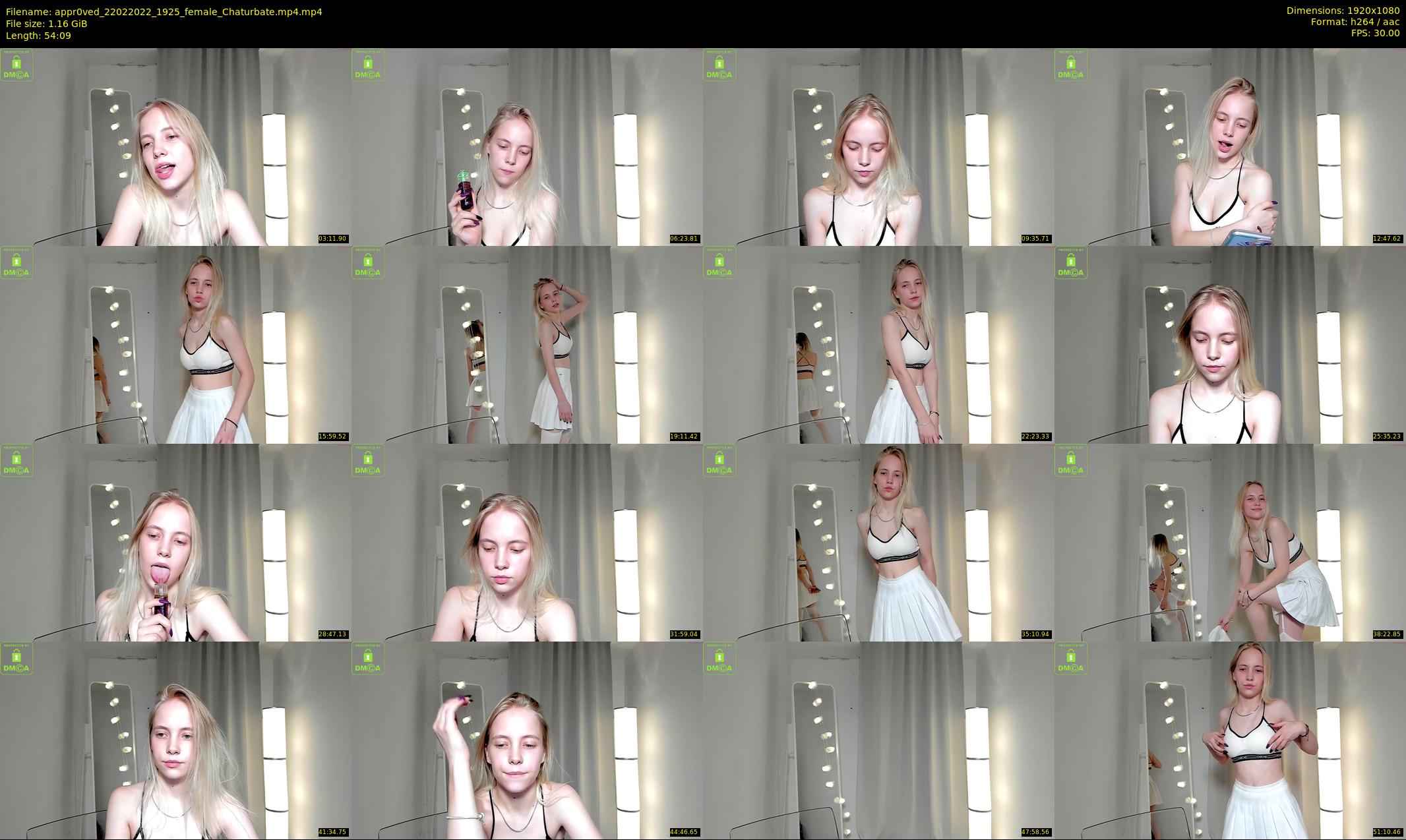 appr0ved — 55 minute Chaturbate female cam show recording, 1080p, Feb 22, 2022