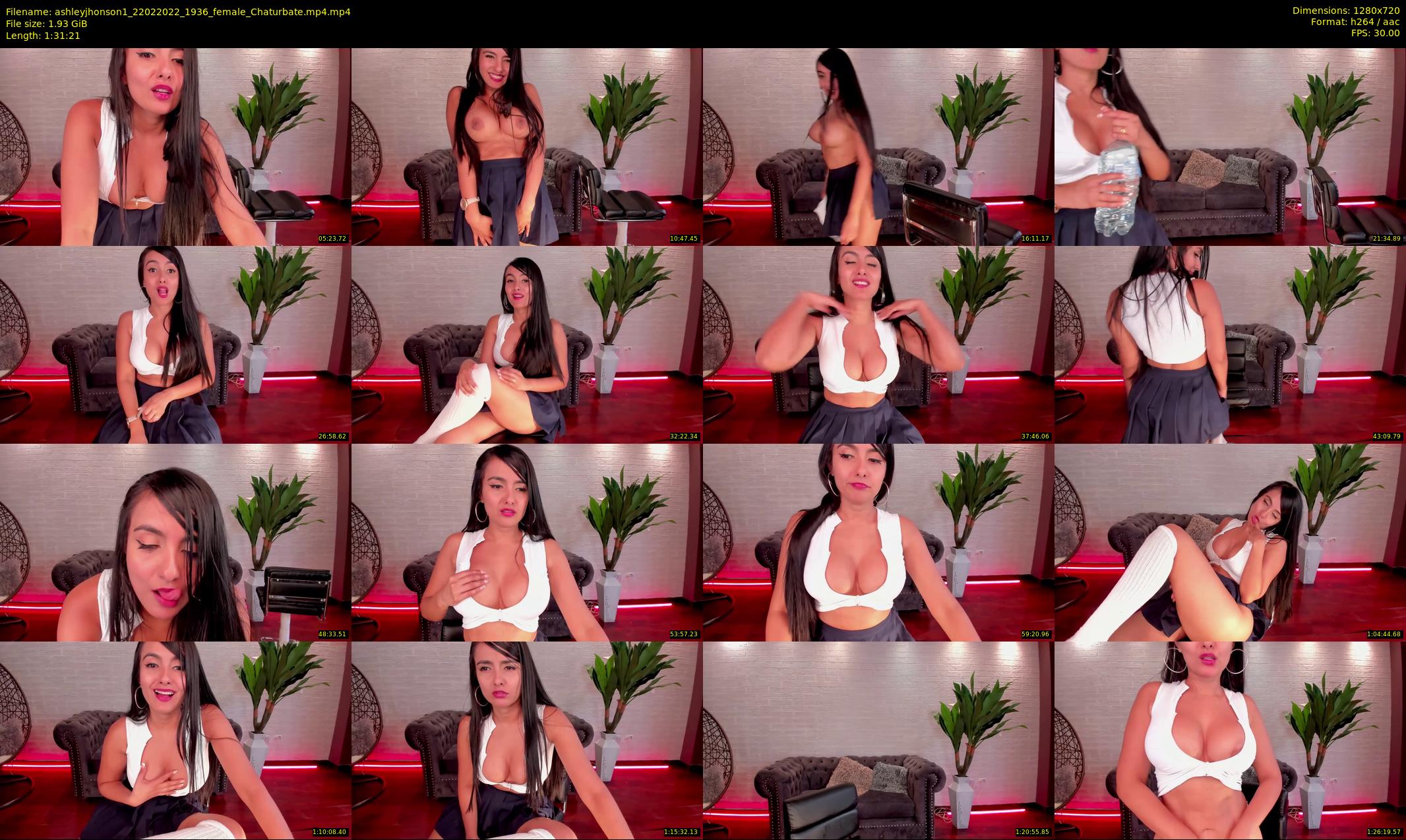 ashleyjhonson1 — 92 minute Chaturbate female cam show recording, 720p, Feb 22, 2022