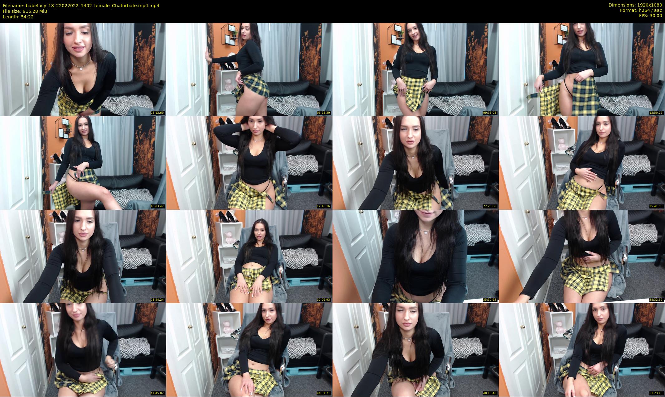 babelucy_18 — 55 minute Chaturbate female cam show recording, 1080p, Feb 22, 2022