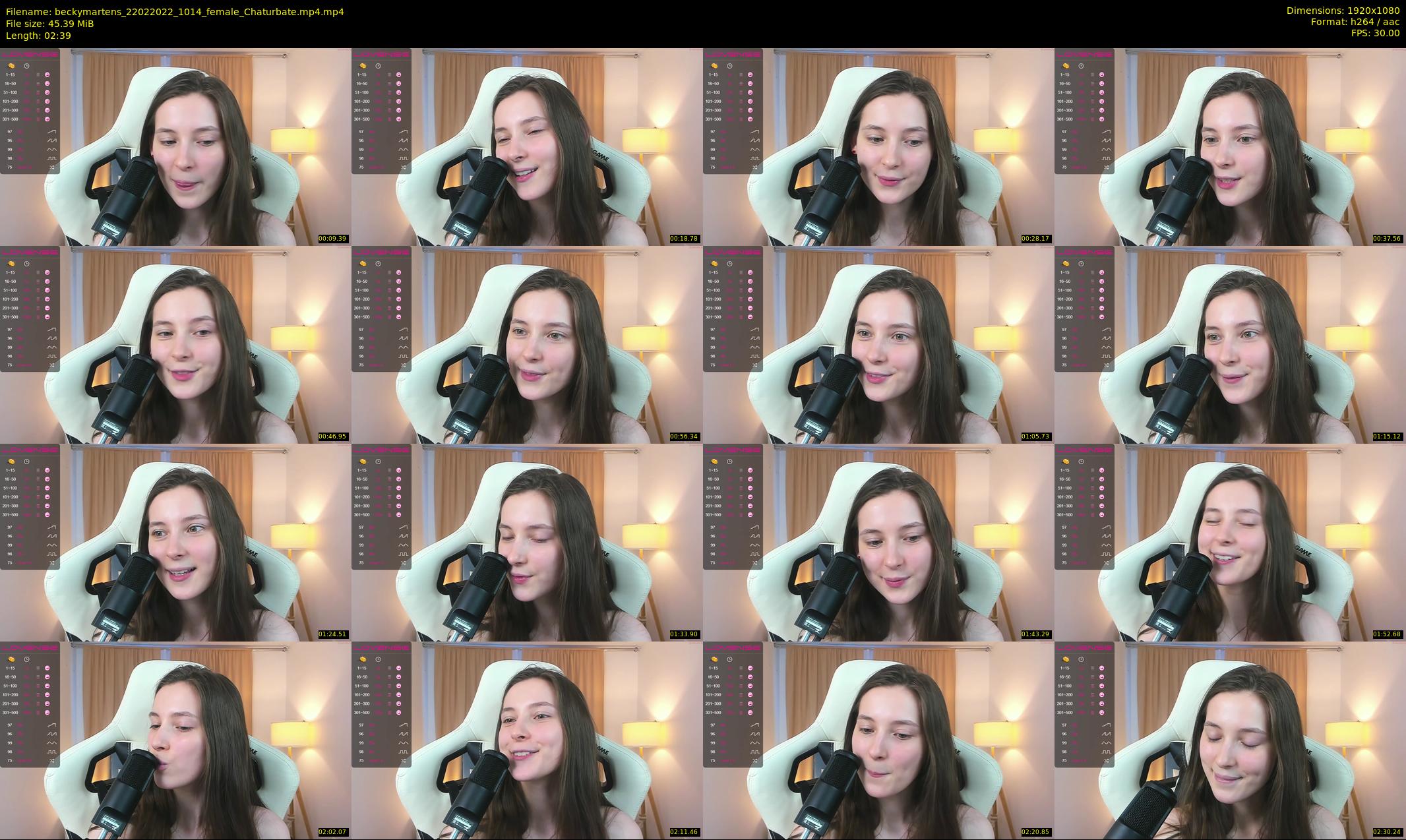 beckymartens — 3 minute Chaturbate female cam show recording, 1080p, Feb 22, 2022