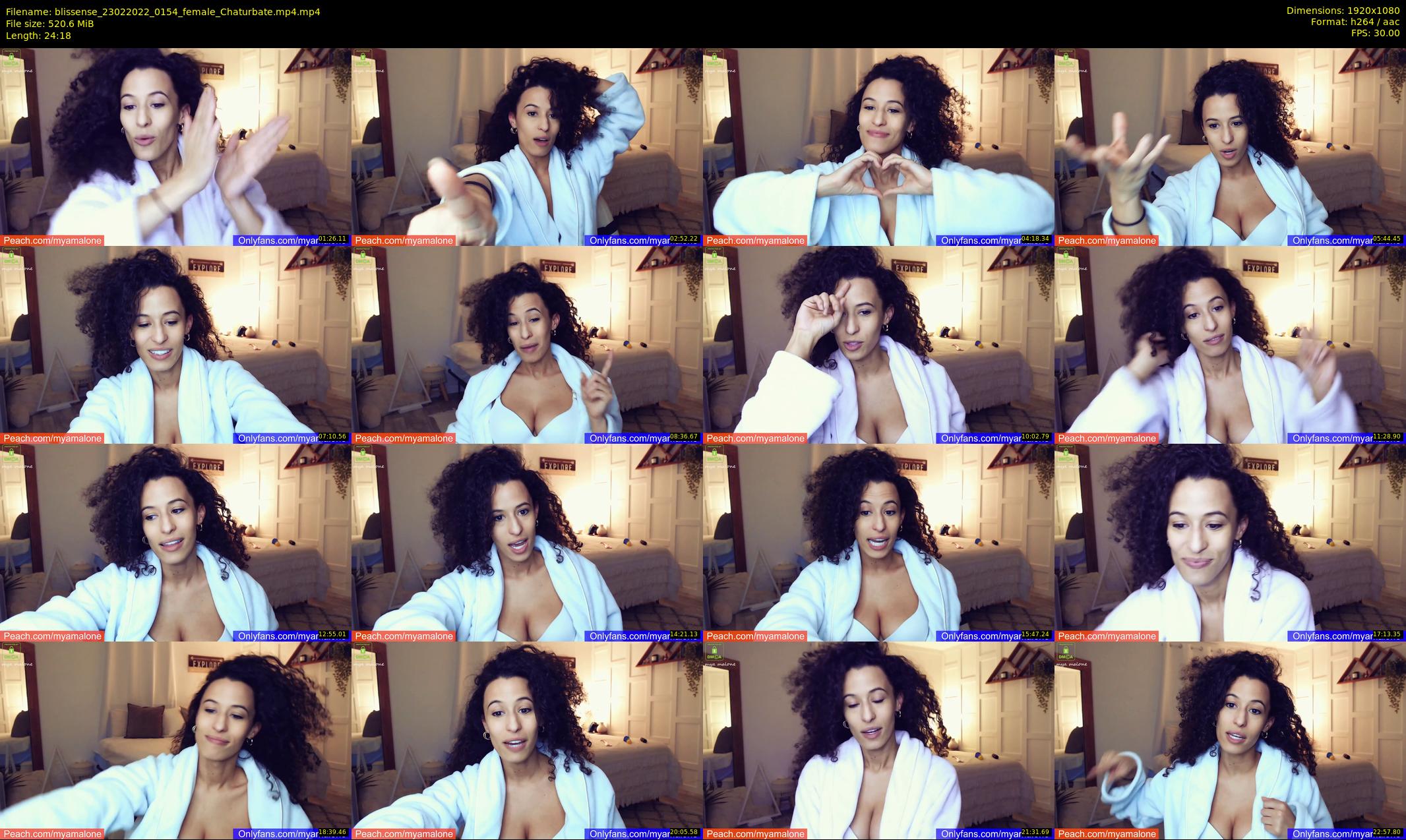 blissense — 25 minute Chaturbate female cam show recording, 1080p, Feb 23, 2022