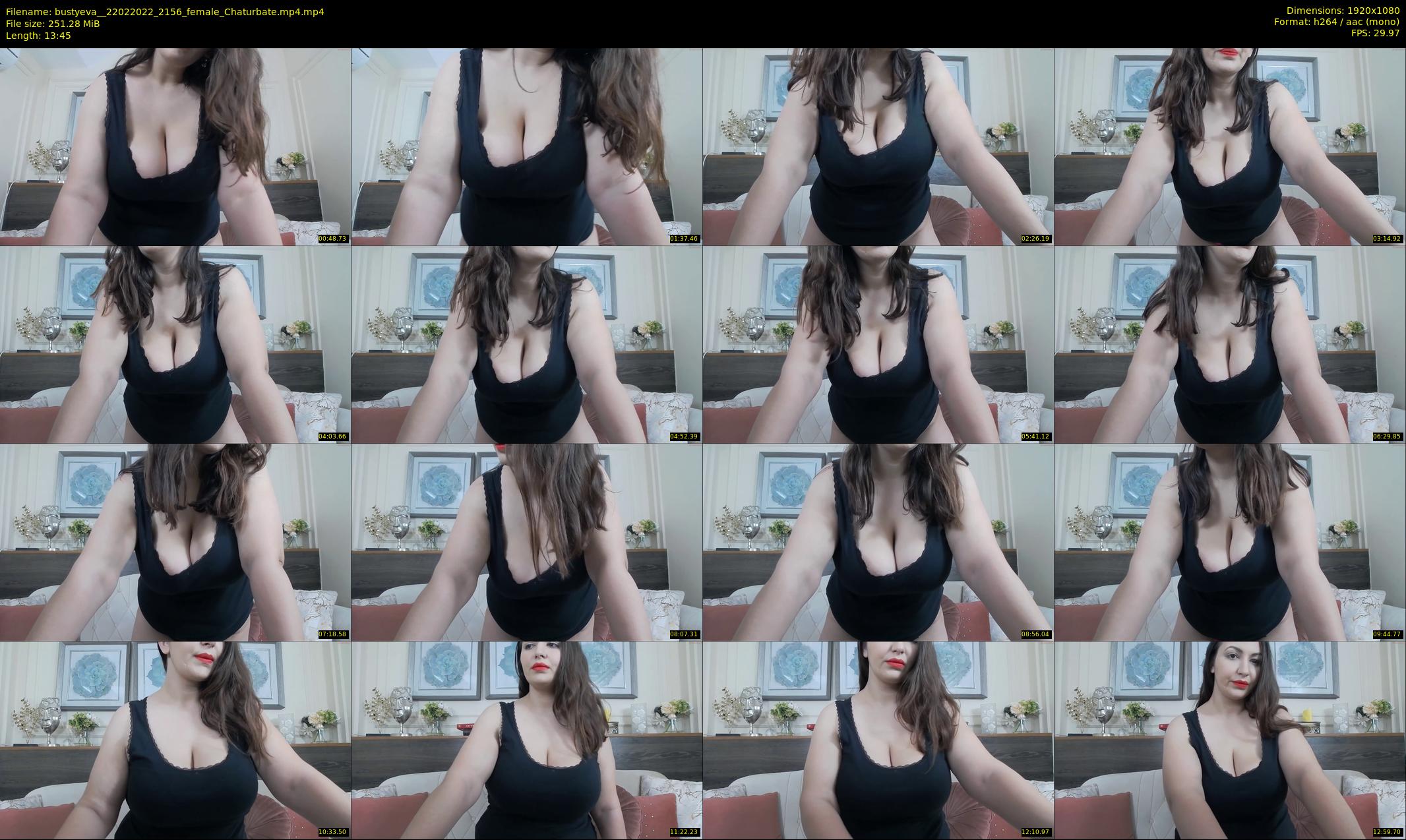 bustyeva_ — 14 minute Chaturbate female cam show recording, 1080p, Feb 22, 2022