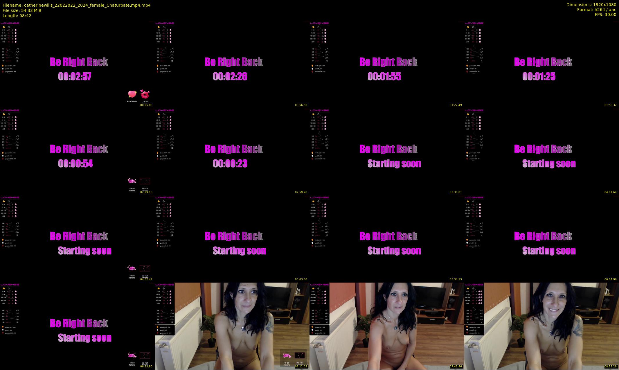 catherinewills — 9 minute Chaturbate female cam show recording, 1080p, Feb 22, 2022
