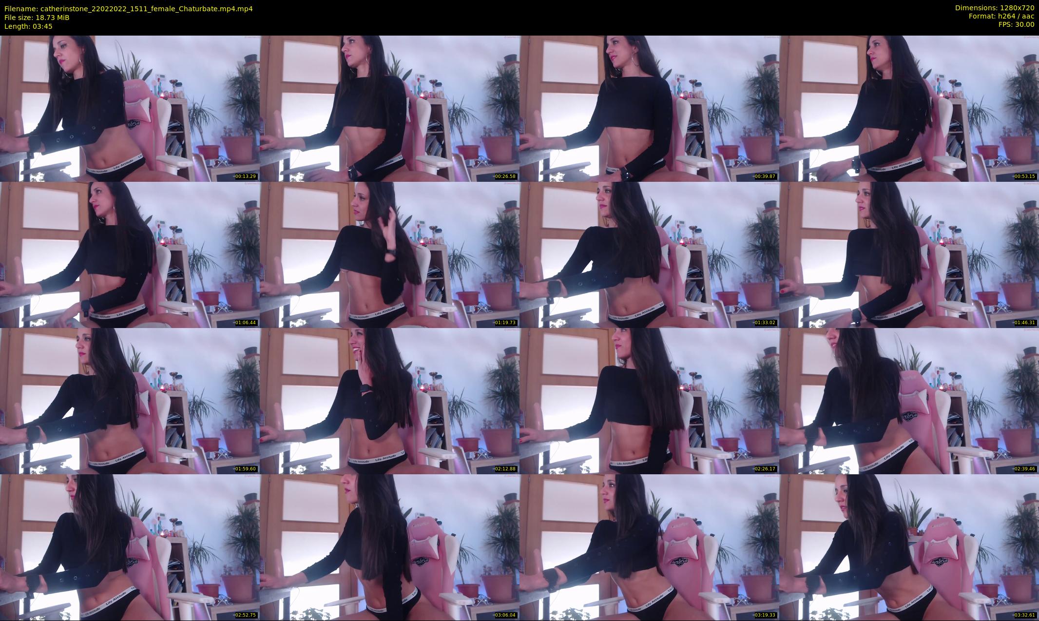 catherinstone — 4 minute Chaturbate female cam show recording, 720p, Feb 22, 2022