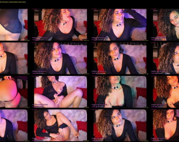 curlydoll1 — 90 minute Chaturbate female cam show recording, 720p, Feb 23, 2022