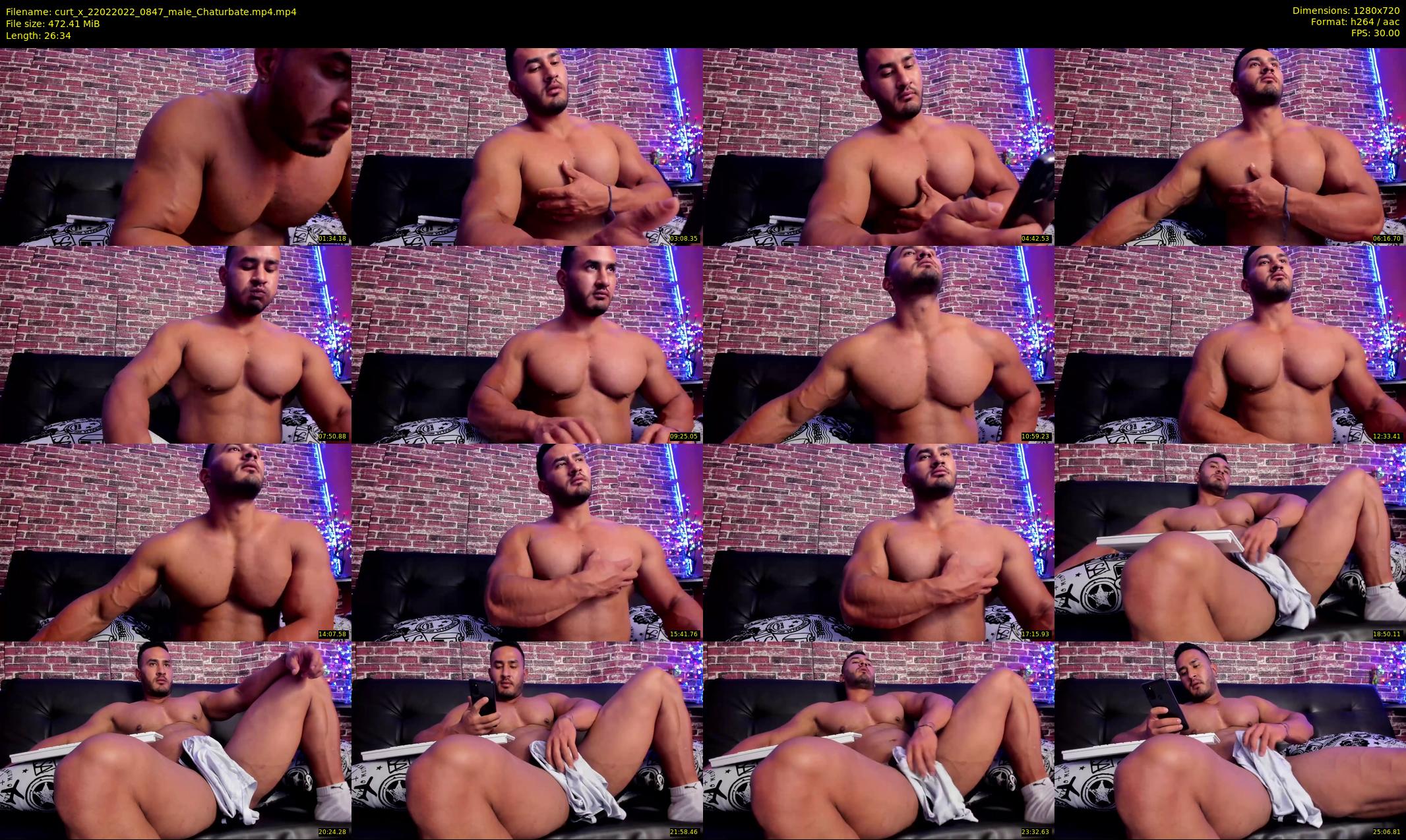 curt_x — 27 minute Chaturbate male cam show recording, 720p, Feb 22, 2022