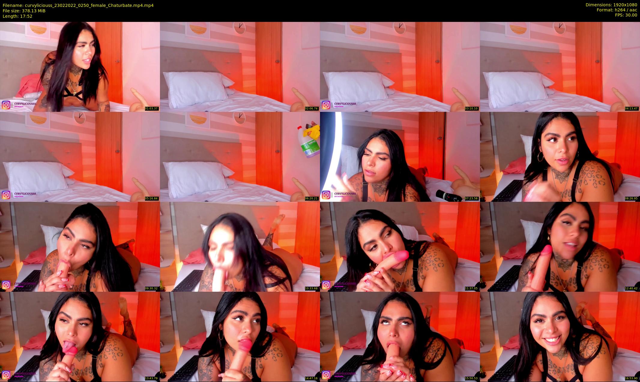 curvyliciouss — 18 minute Chaturbate female cam show recording, 1080p, Feb 23, 2022