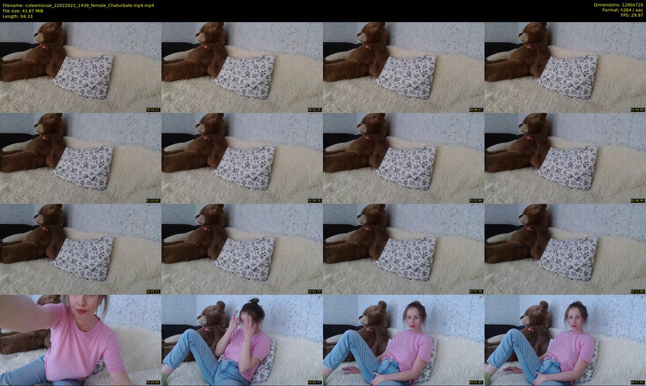 cuteemouse — 5 minute Chaturbate female cam show recording, 720p, Feb 22, 2022