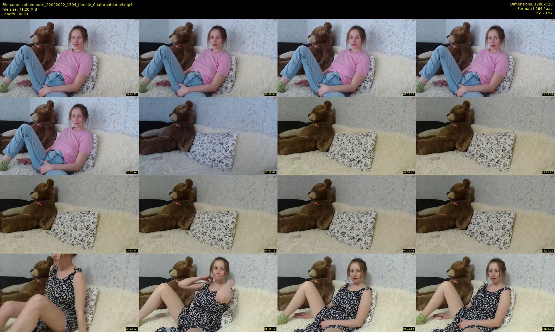 cuteemouse — 7 minute Chaturbate female cam show recording, 720p, Feb 22, 2022