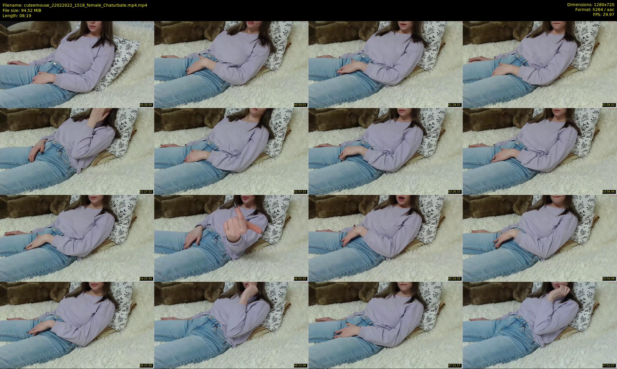 cuteemouse — 9 minute Chaturbate female cam show recording, 720p, Feb 22, 2022