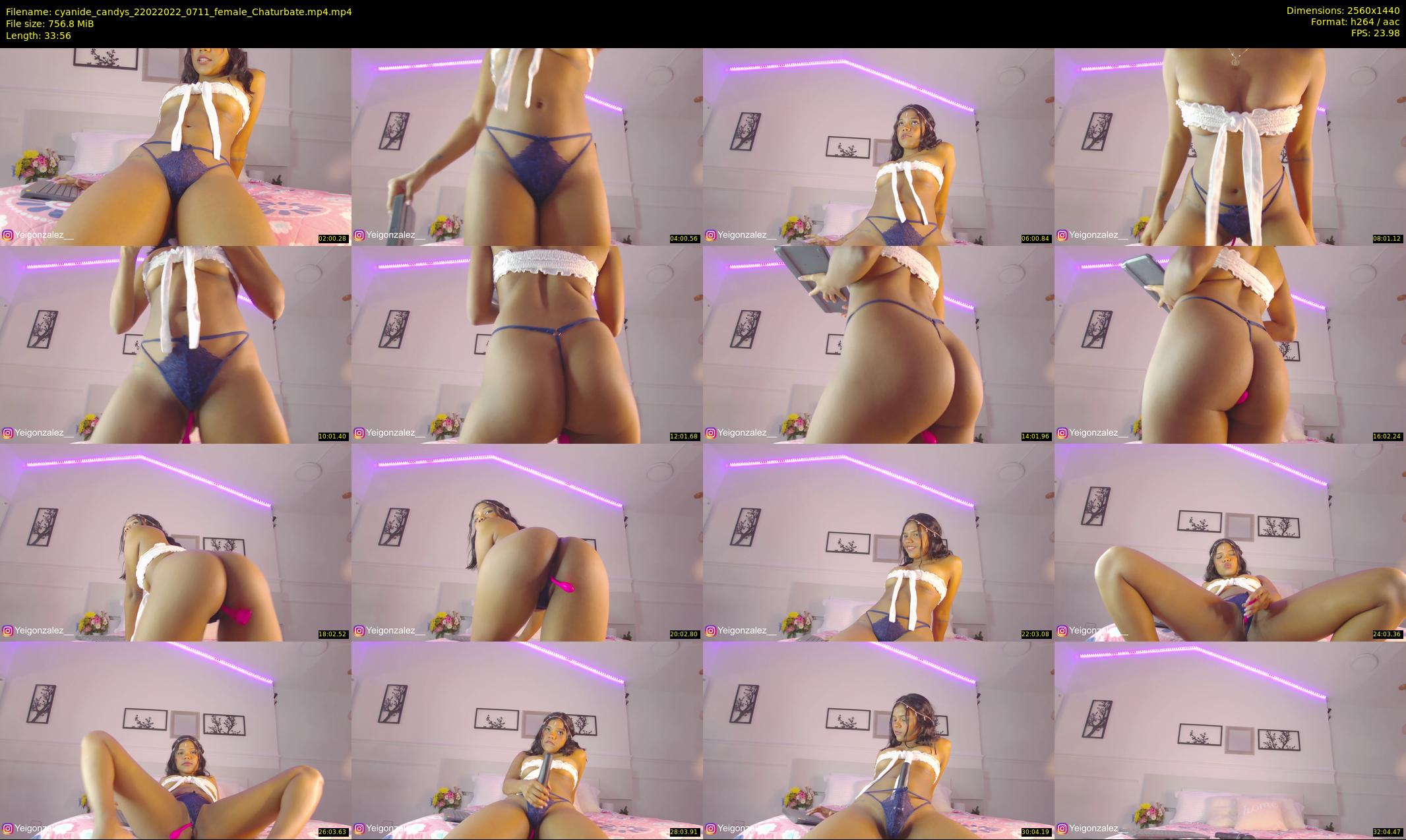 cyanide_candys — 34 minute Chaturbate female cam show recording, 1080p, Feb 22, 2022