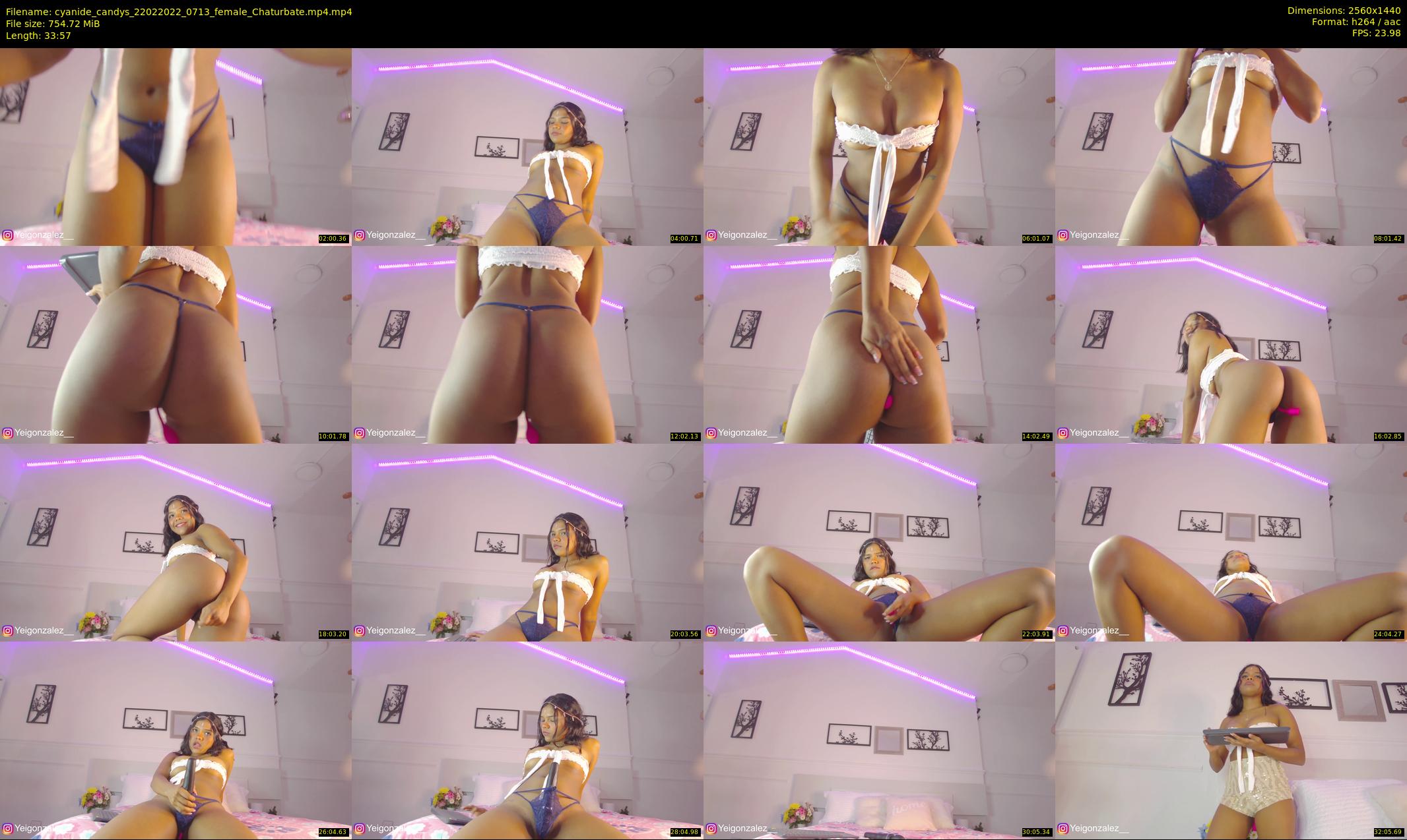 cyanide_candys — 34 minute Chaturbate female cam show recording, 1080p, Feb 22, 2022