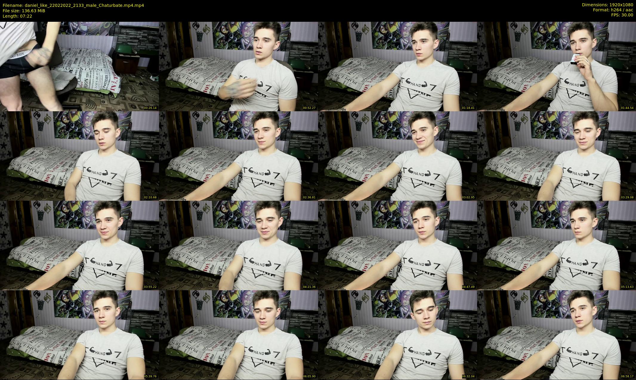 daniel_like — 8 minute Chaturbate male cam show recording, 1080p, Feb 22, 2022
