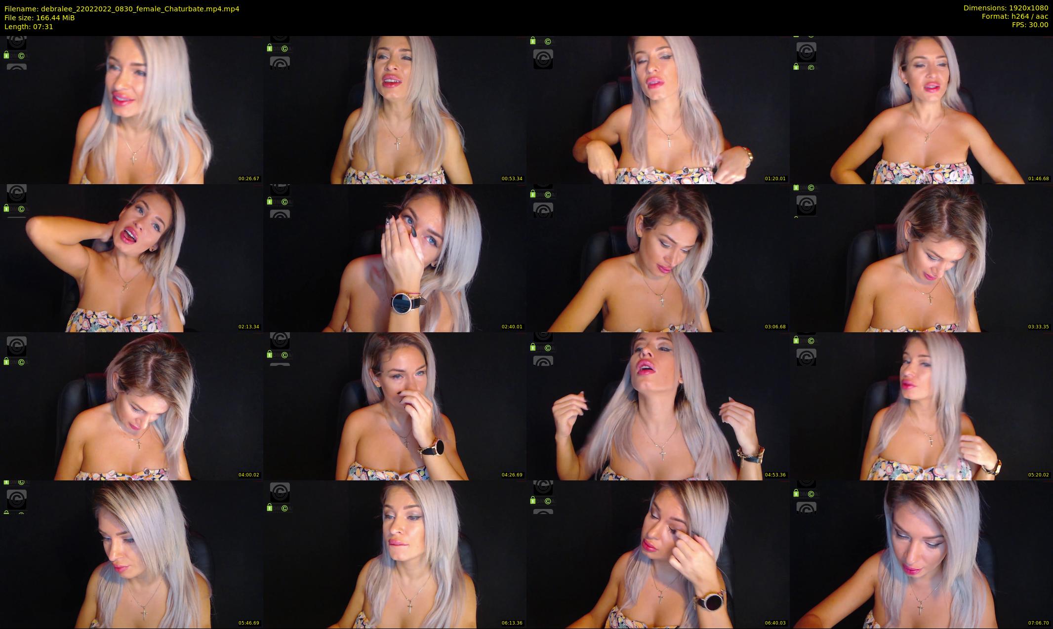 debralee — 8 minute Chaturbate female cam show recording, 1080p, Feb 22, 2022