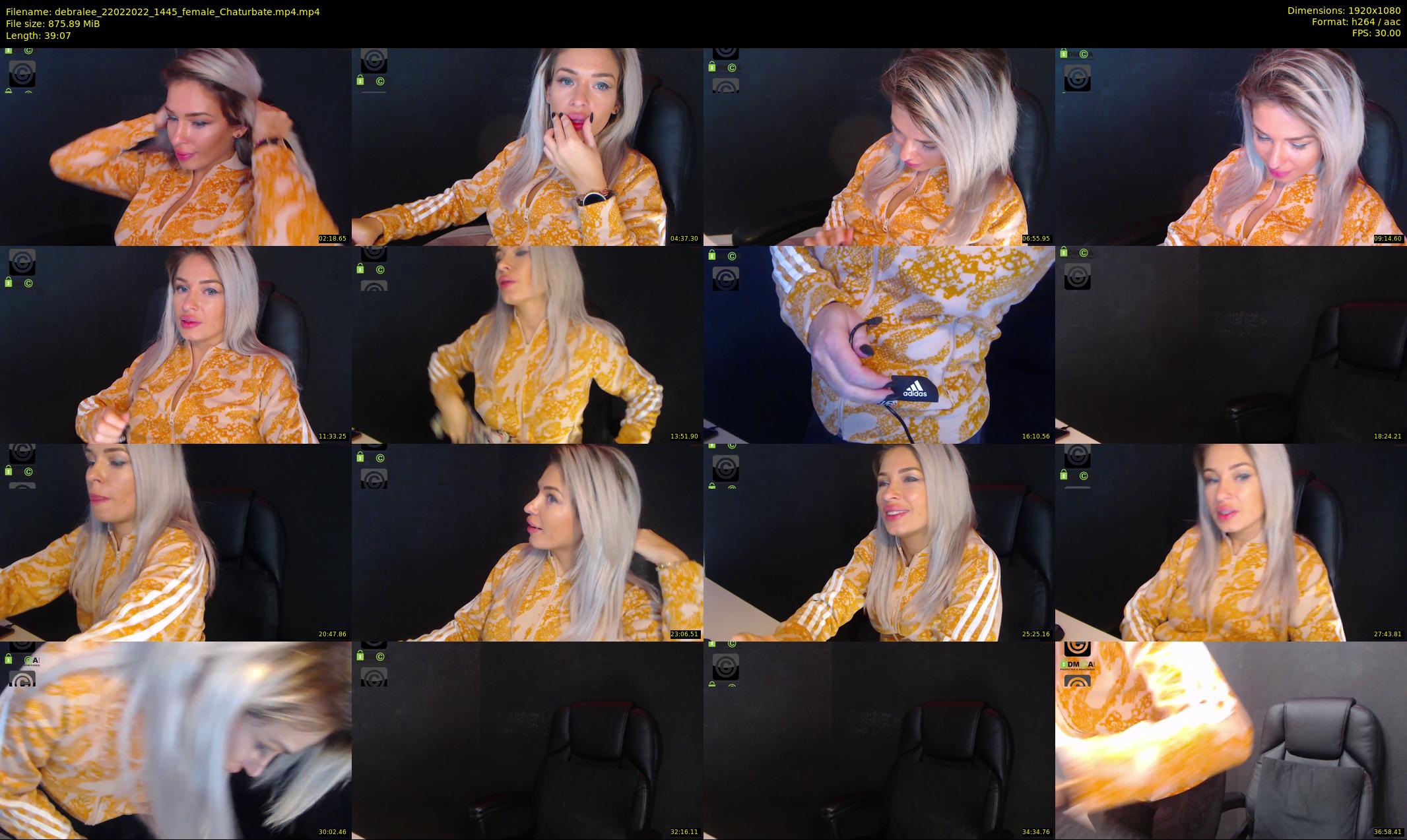debralee — 40 minute Chaturbate female cam show recording, 1080p, Feb 22, 2022