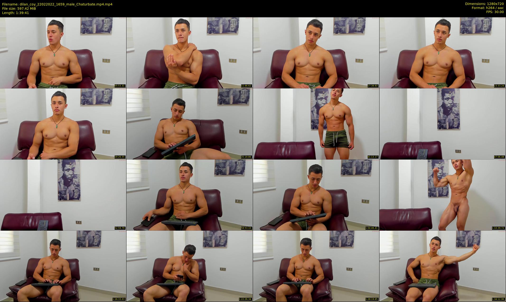 dilan_coy — 100 minute Chaturbate male cam show recording, 720p, Feb 22, 2022