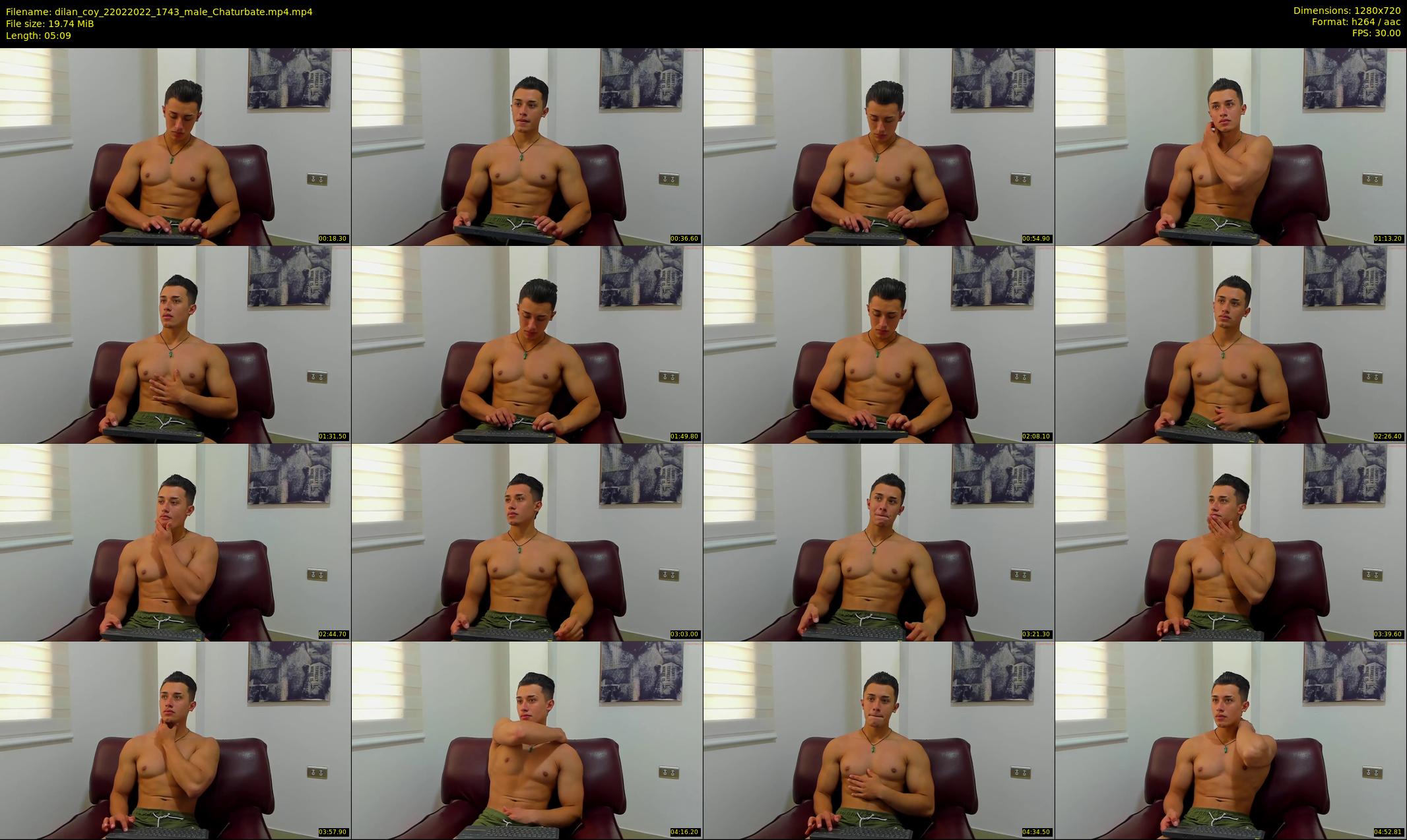dilan_coy — 6 minute Chaturbate male cam show recording, 720p, Feb 22, 2022