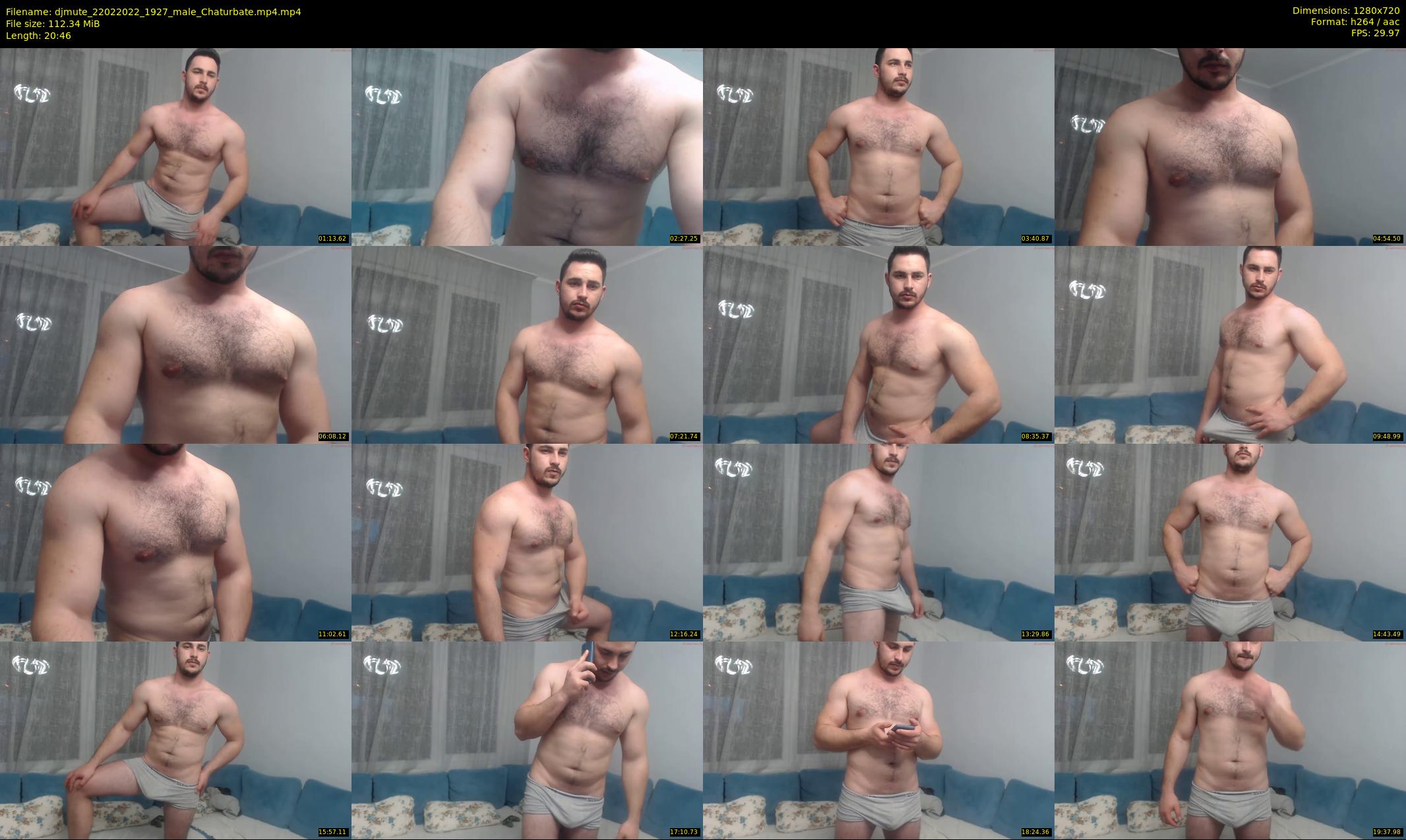 djmute — 21 minute Chaturbate male cam show recording, 720p, Feb 22, 2022