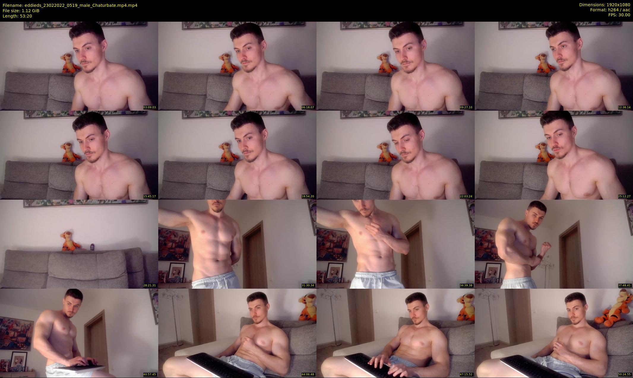 eddieds — 54 minute Chaturbate male cam show recording, 1080p, Feb 23, 2022