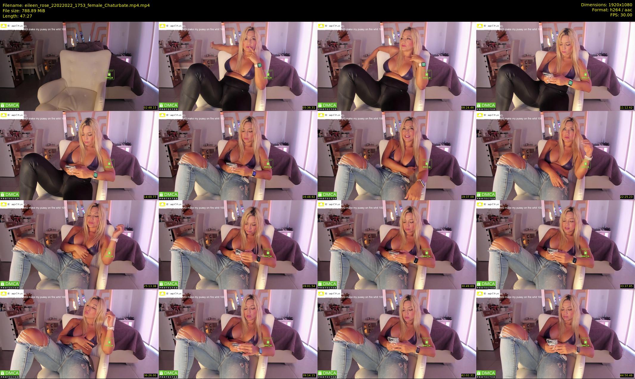 eileen_rose — 48 minute Chaturbate female cam show recording, 1080p, Feb 22, 2022