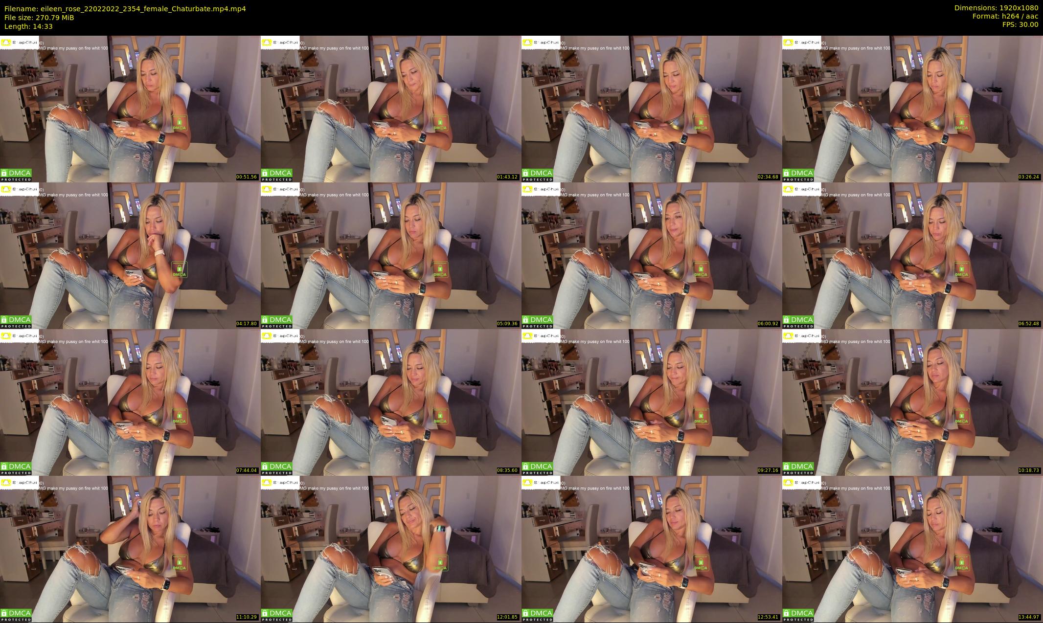 eileen_rose — 15 minute Chaturbate female cam show recording, 1080p, Feb 22, 2022