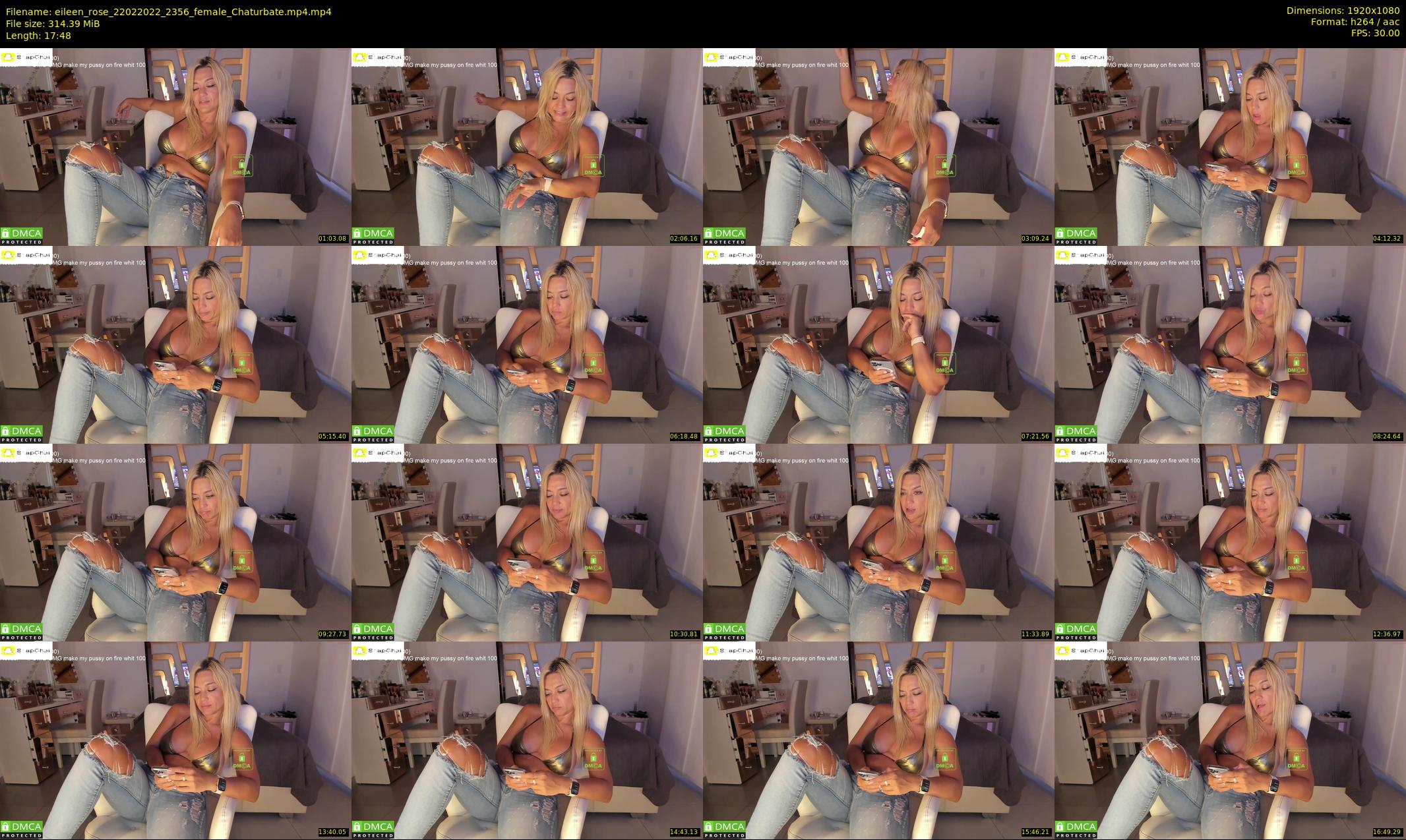 eileen_rose — 18 minute Chaturbate female cam show recording, 1080p, Feb 22, 2022