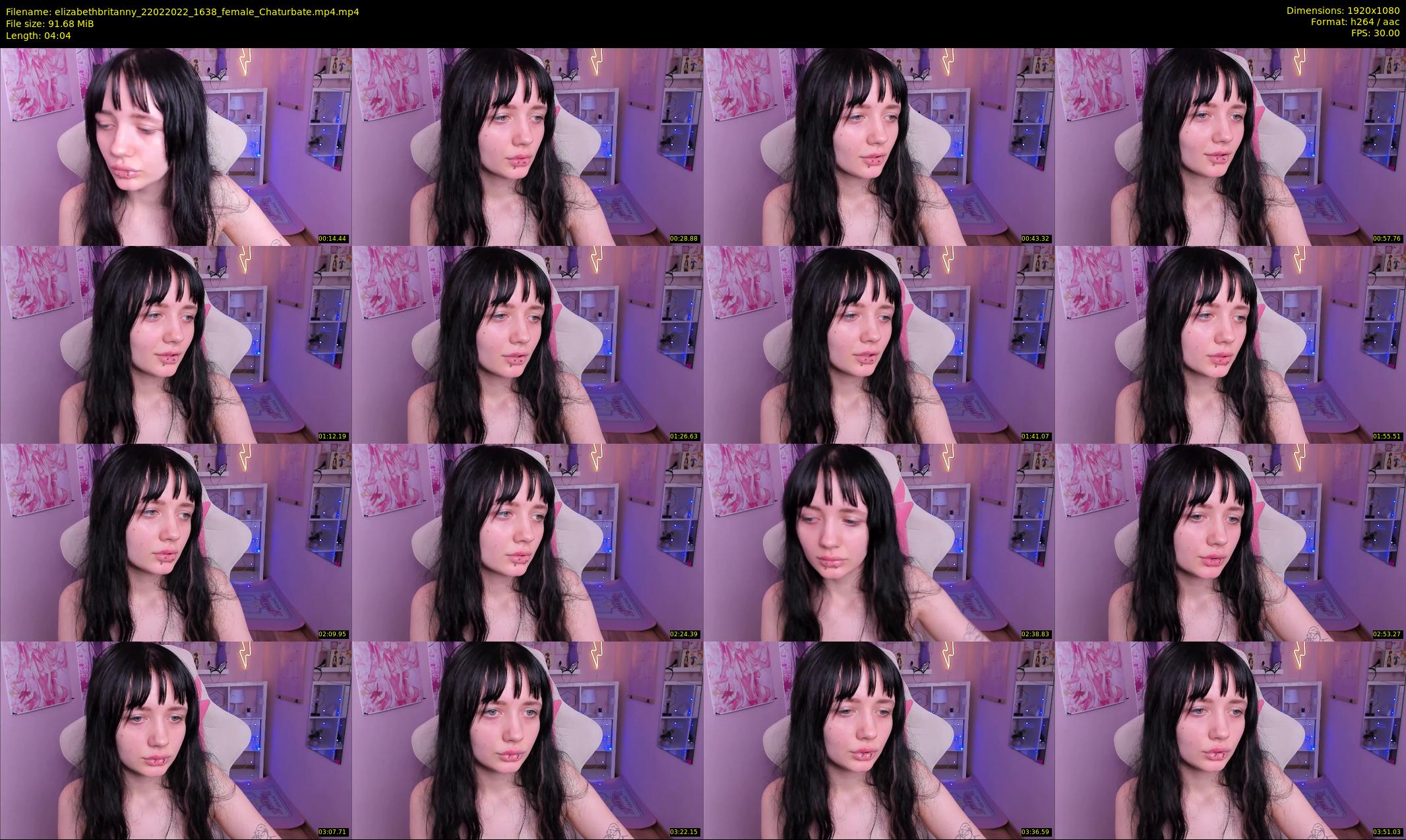elizabethbritanny — 5 minute Chaturbate female cam show recording, 1080p, Feb 22, 2022