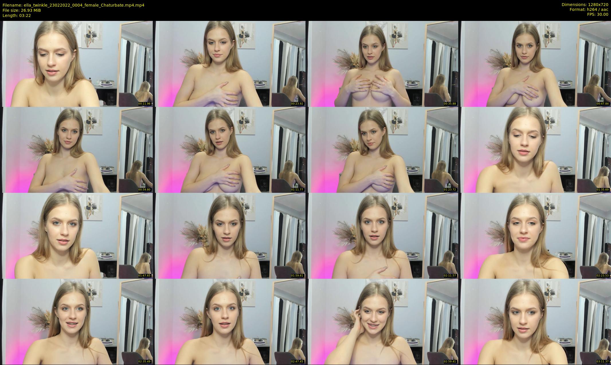 ella_twinkle — 4 minute Chaturbate female cam show recording, 720p, Feb 23, 2022