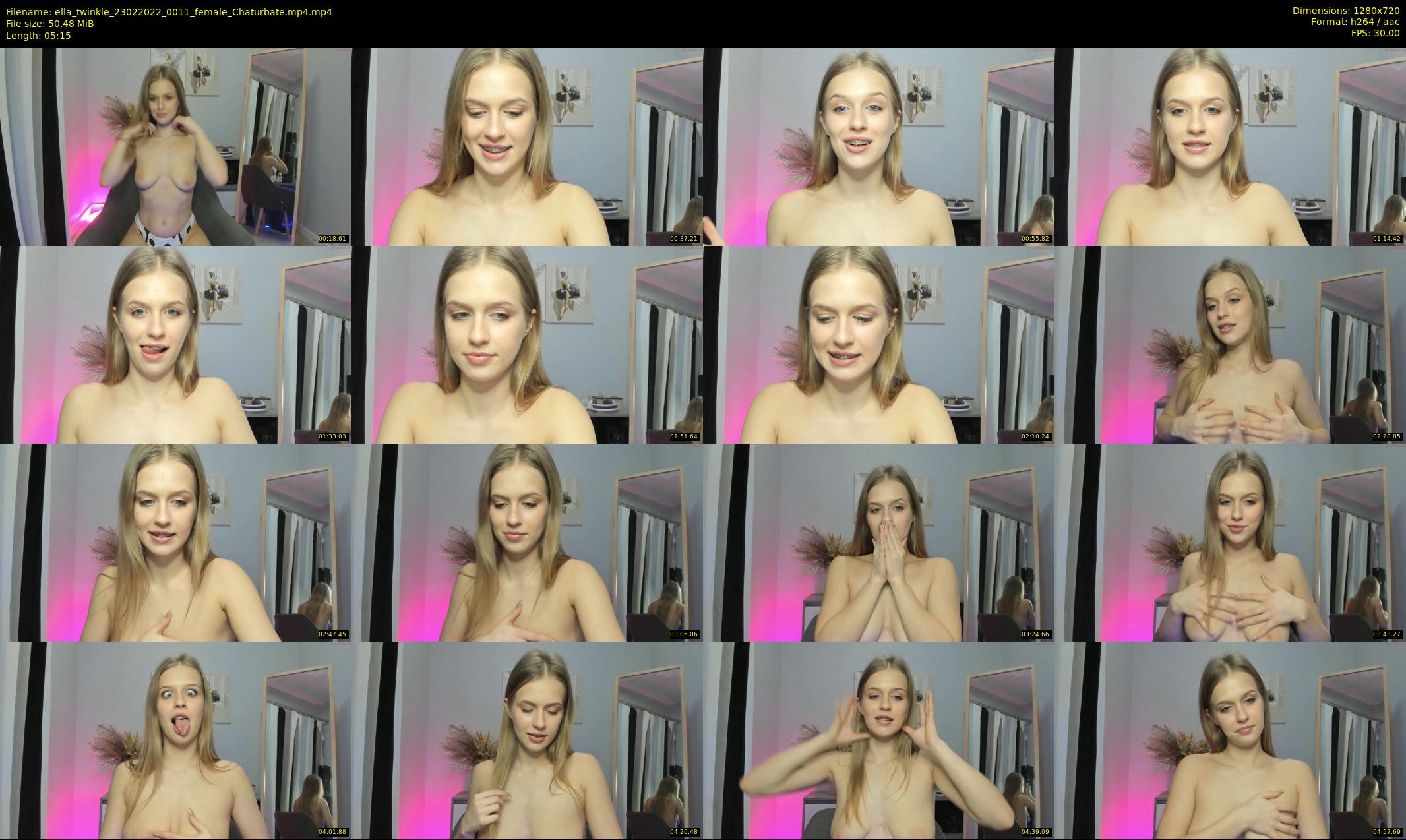 ella_twinkle — 6 minute Chaturbate female cam show recording, 720p, Feb 23, 2022