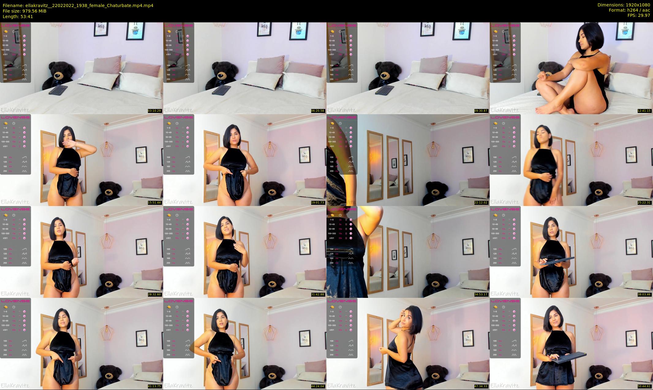 ellakravitz_ — 54 minute Chaturbate female cam show recording, 1080p, Feb 22, 2022