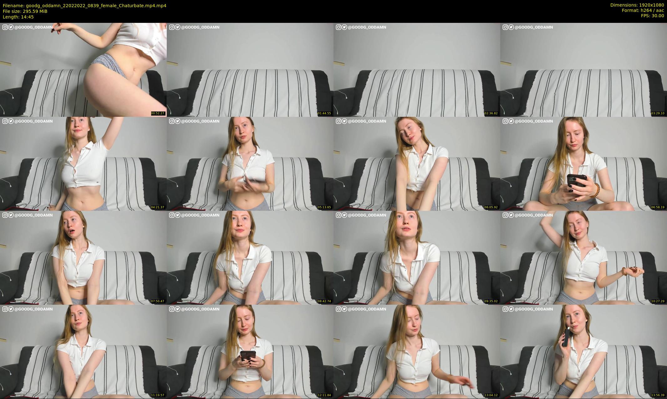 goodg_oddamn — 15 minute Chaturbate female cam show recording, 1080p, Feb 22, 2022