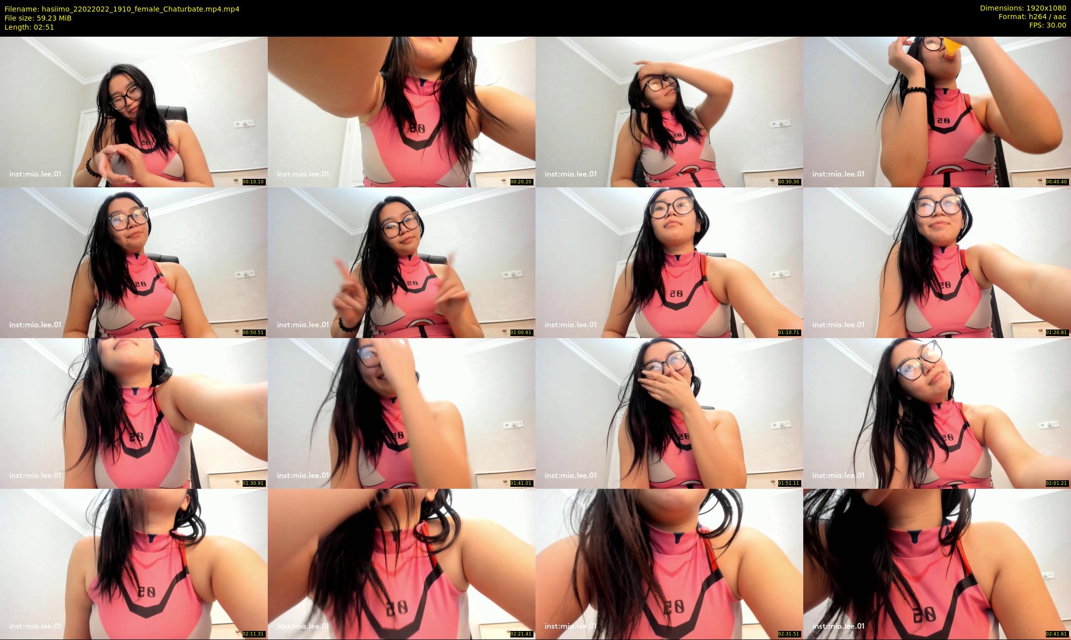 hasiimo — 3 minute Chaturbate female cam show recording, 1080p, Feb 22, 2022