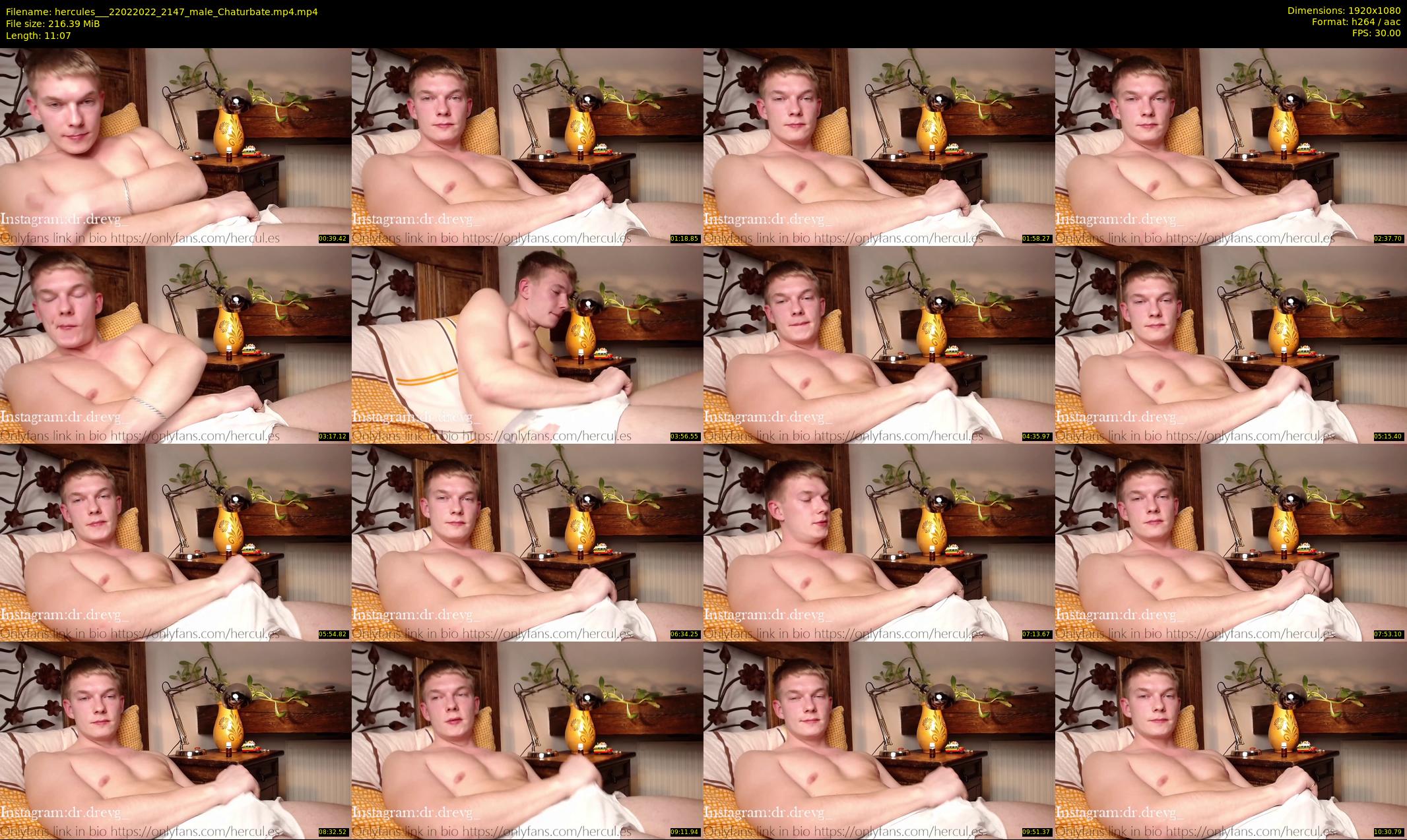 hercules__ — 12 minute Chaturbate male cam show recording, 1080p, Feb 22, 2022