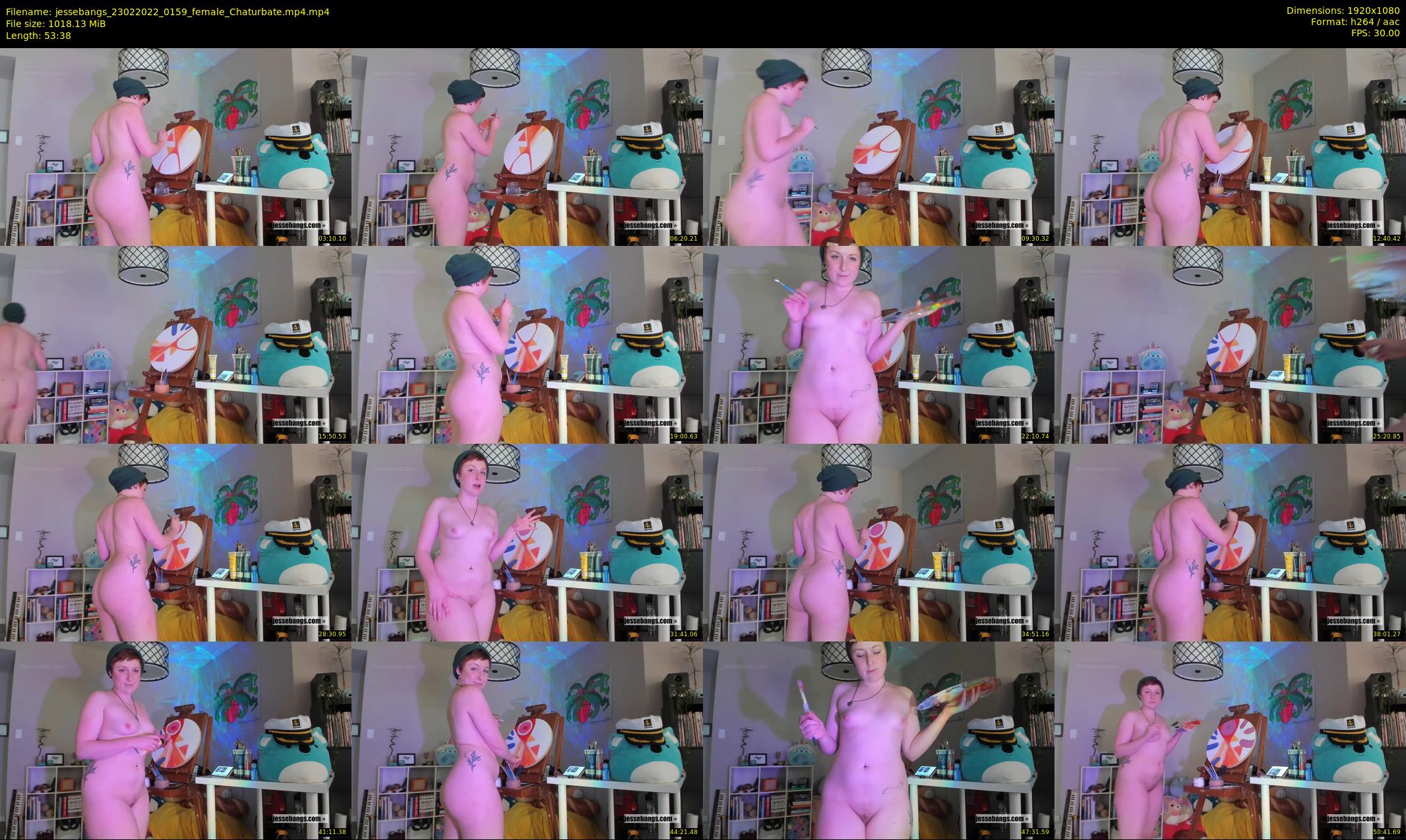 jessebangs — 54 minute Chaturbate female cam show recording, 1080p, Feb 23, 2022