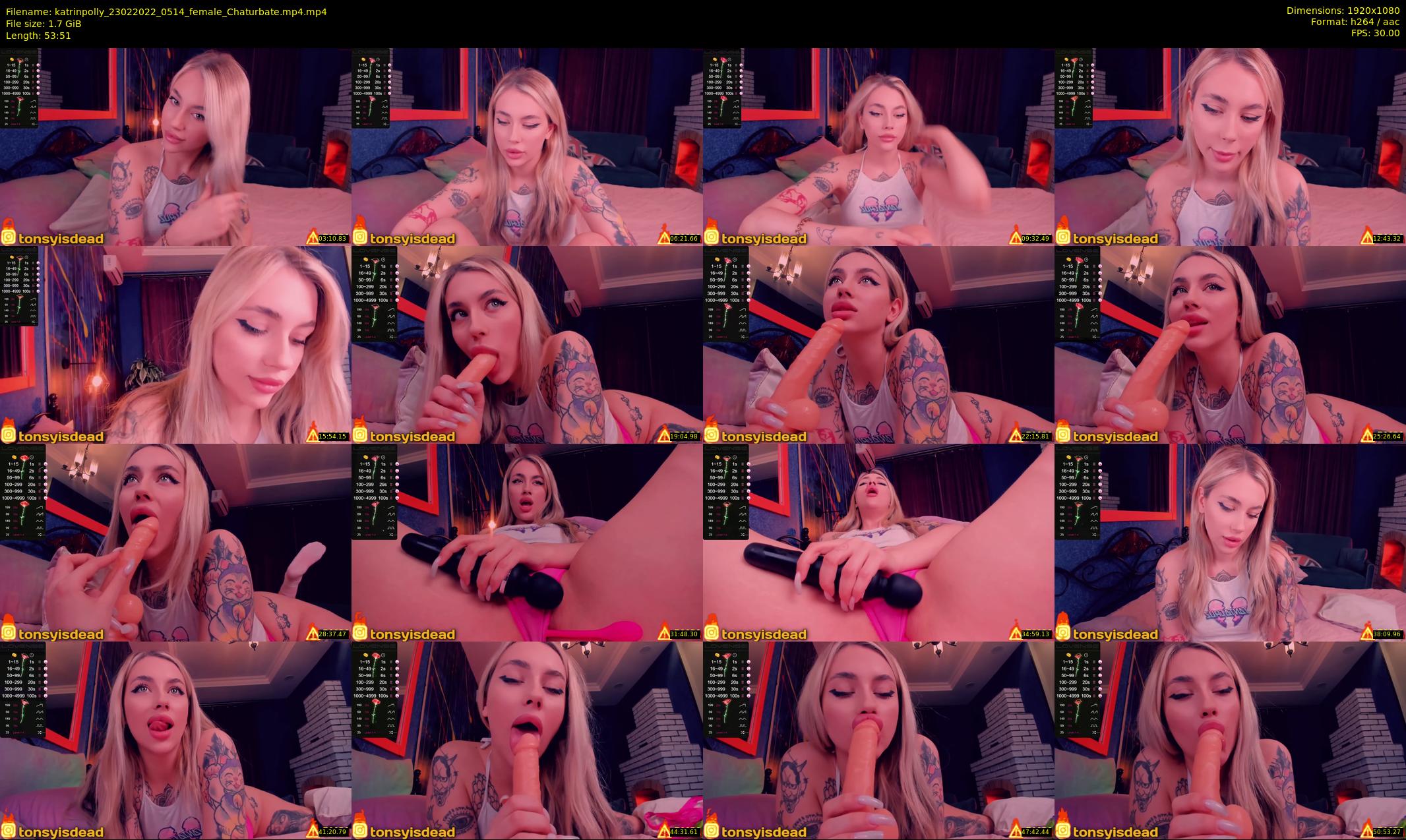 katrinpolly — 54 minute Chaturbate couple cam show recording, 1080p, Feb 23, 2022