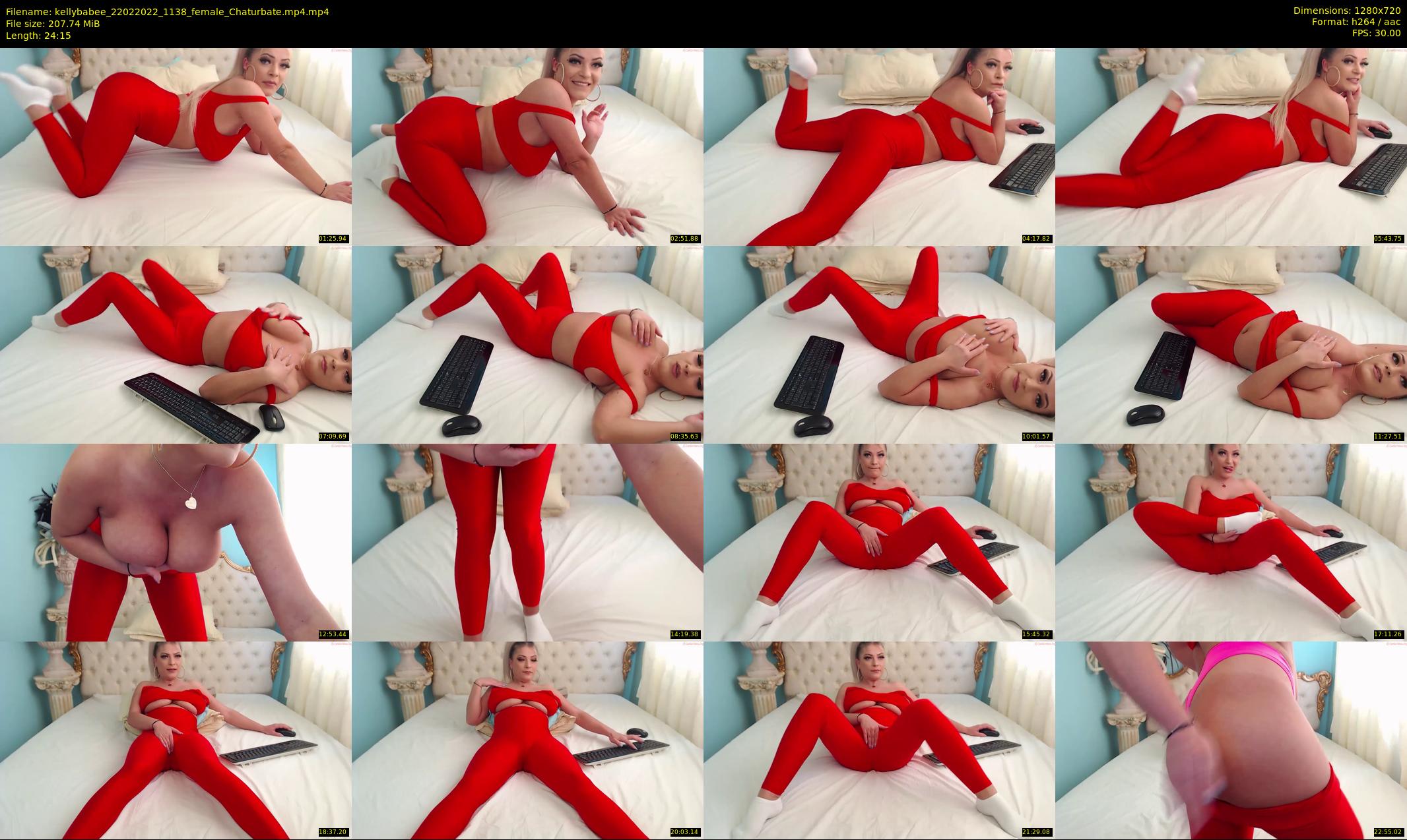 kellybabee — 25 minute Chaturbate female cam show recording, 720p, Feb 22, 2022