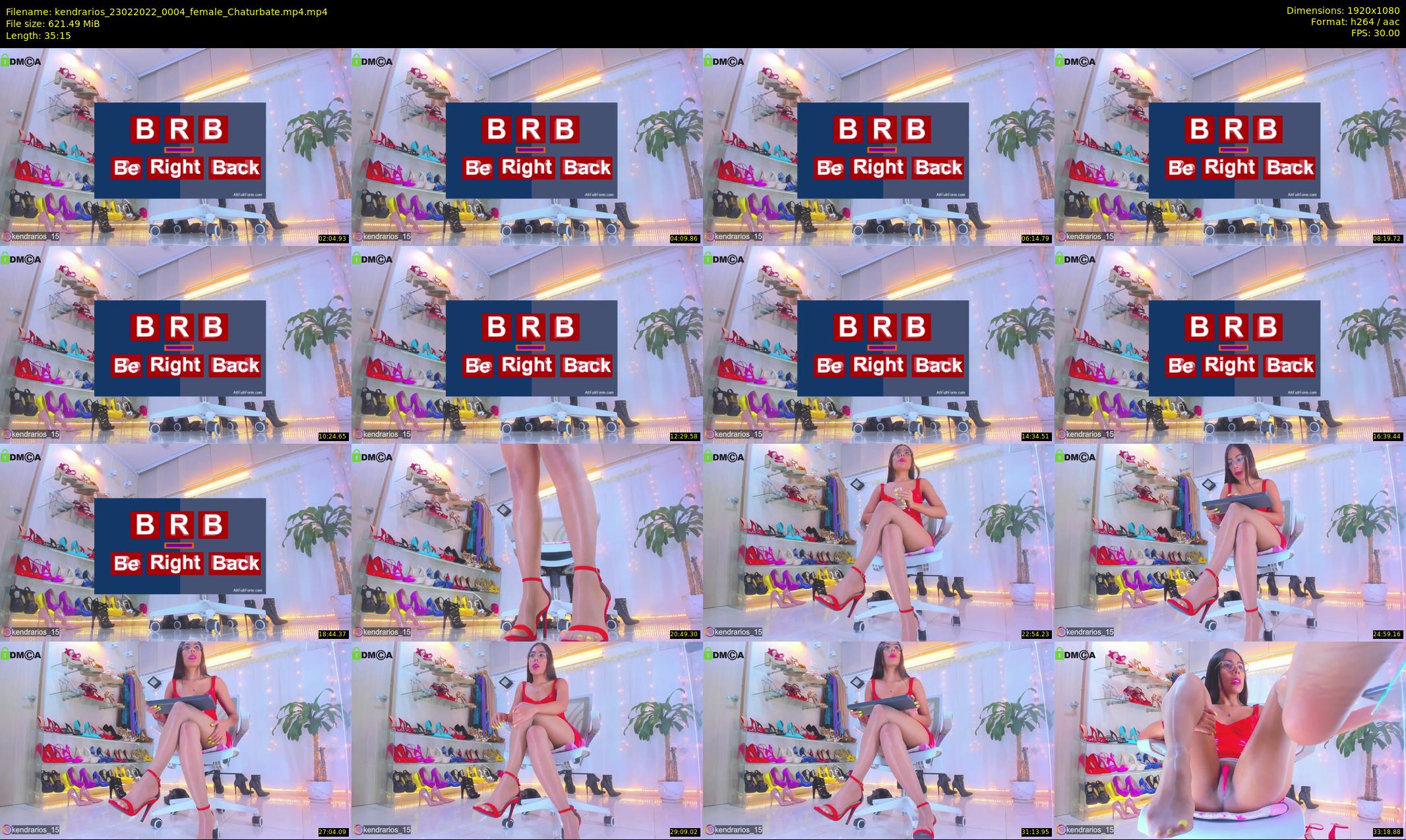 kendrarios — 36 minute Chaturbate female cam show recording, 1080p, Feb 23, 2022