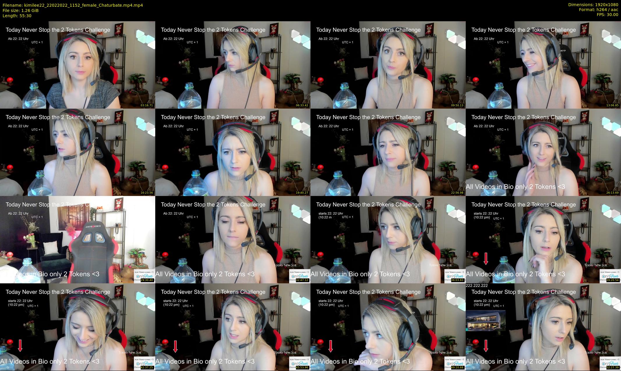 kimilee22 — 56 minute Chaturbate female cam show recording, 1080p, Feb 22, 2022