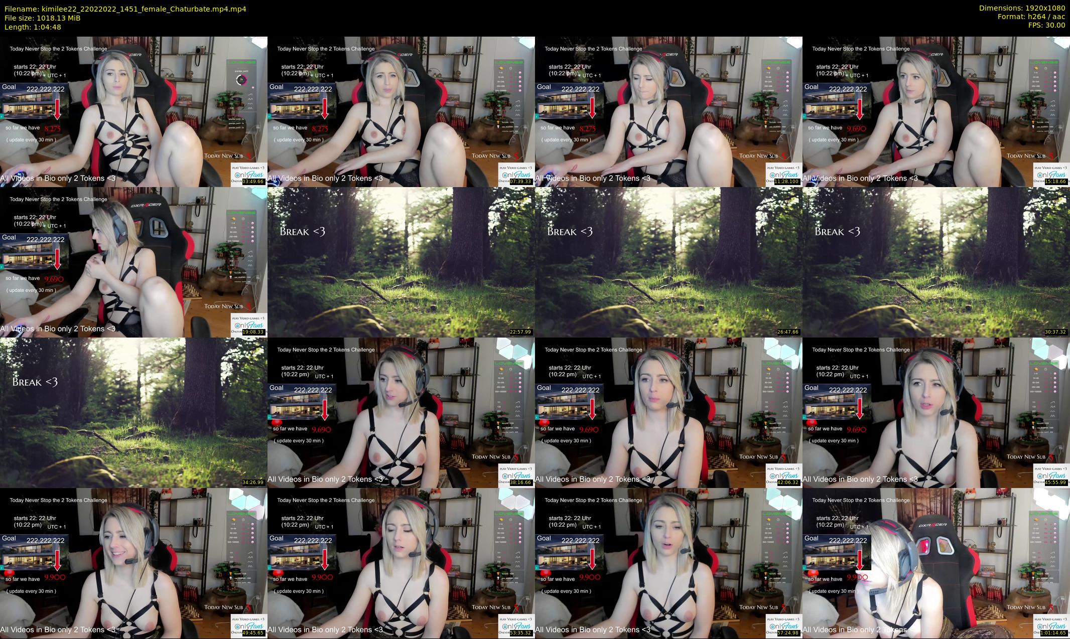 kimilee22 — 65 minute Chaturbate female cam show recording, 1080p, Feb 22, 2022