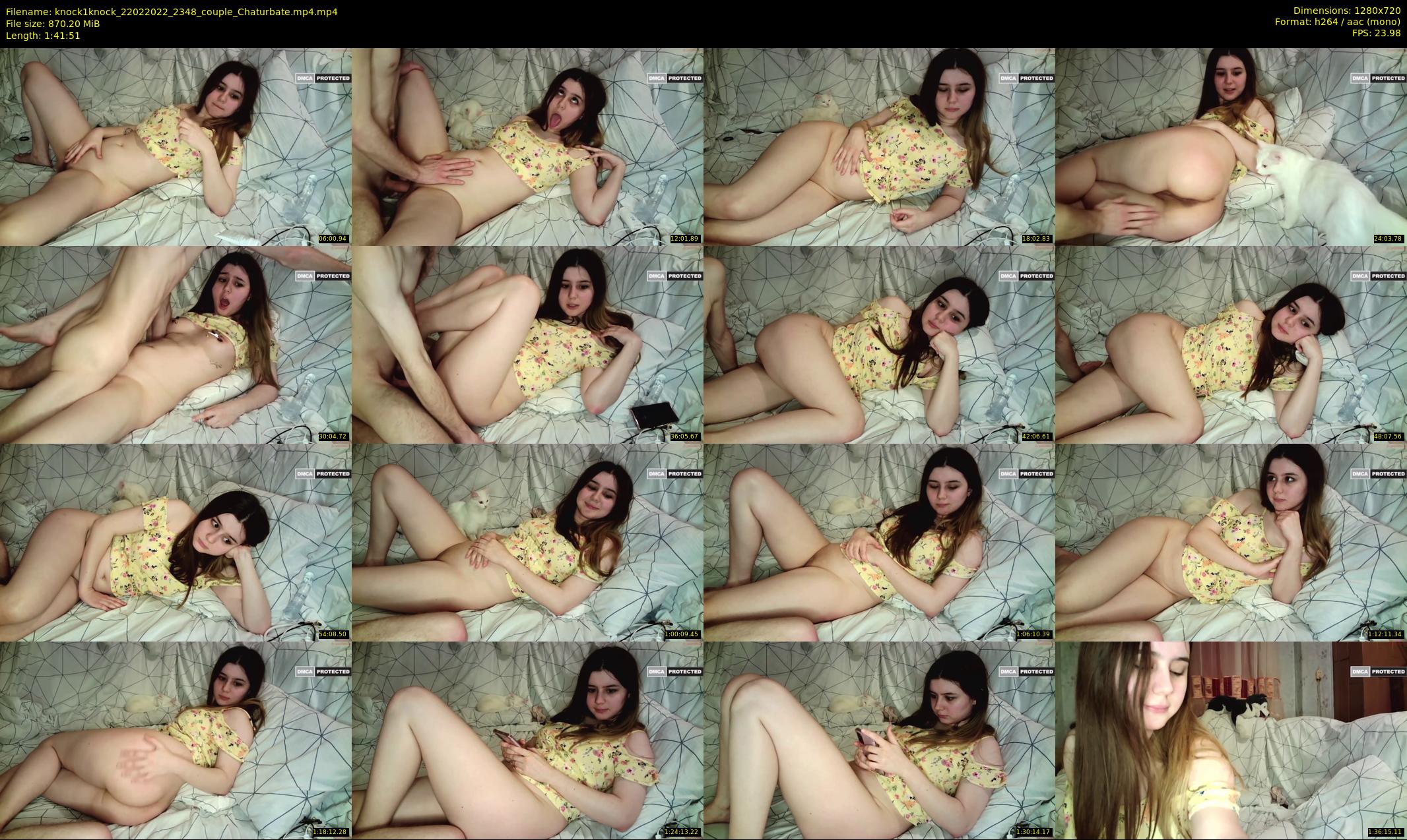 knock1knock — 102 minute Chaturbate couple cam show recording, 720p, Feb 22, 2022