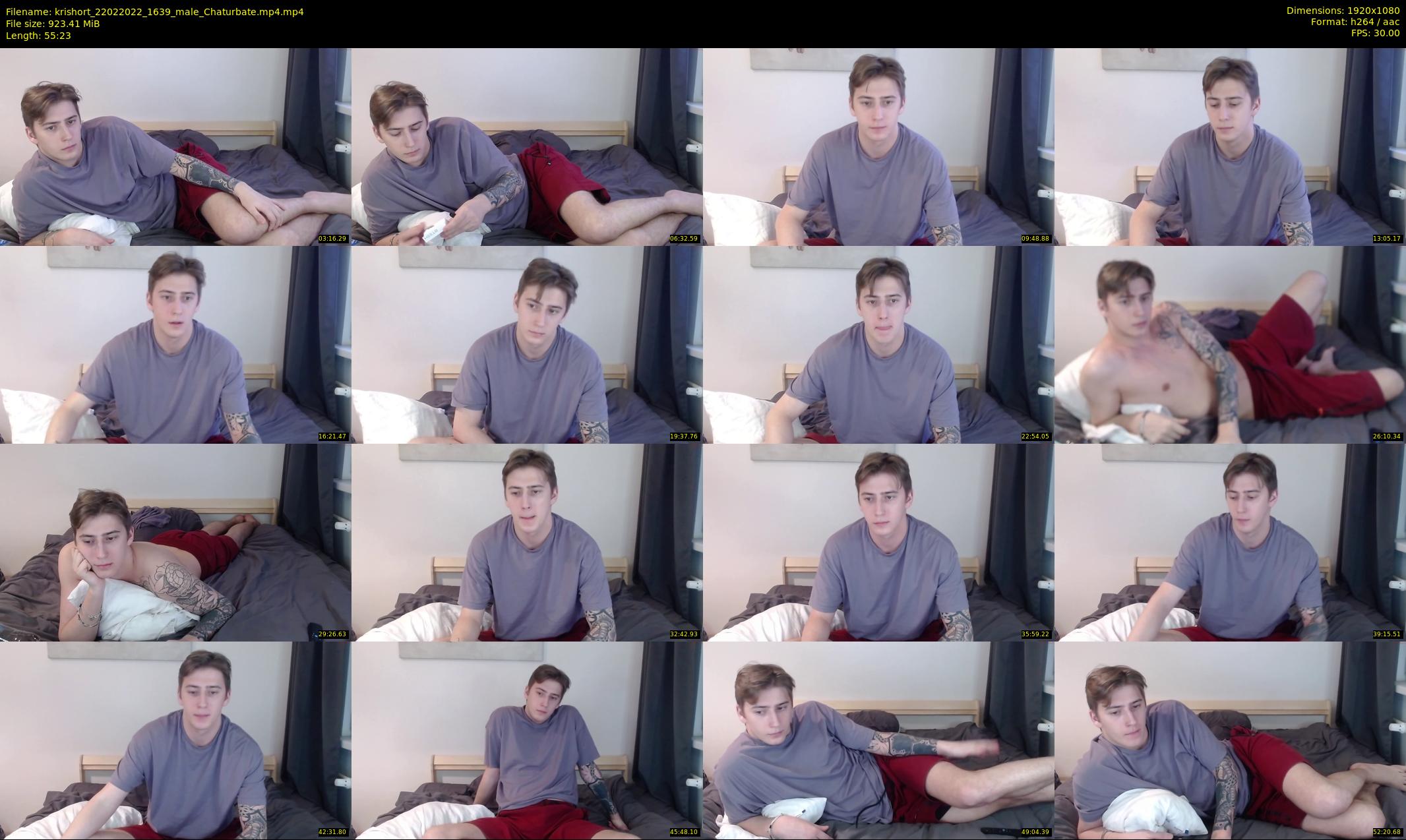 krishort — 56 minute Chaturbate male cam show recording, 1080p, Feb 22, 2022