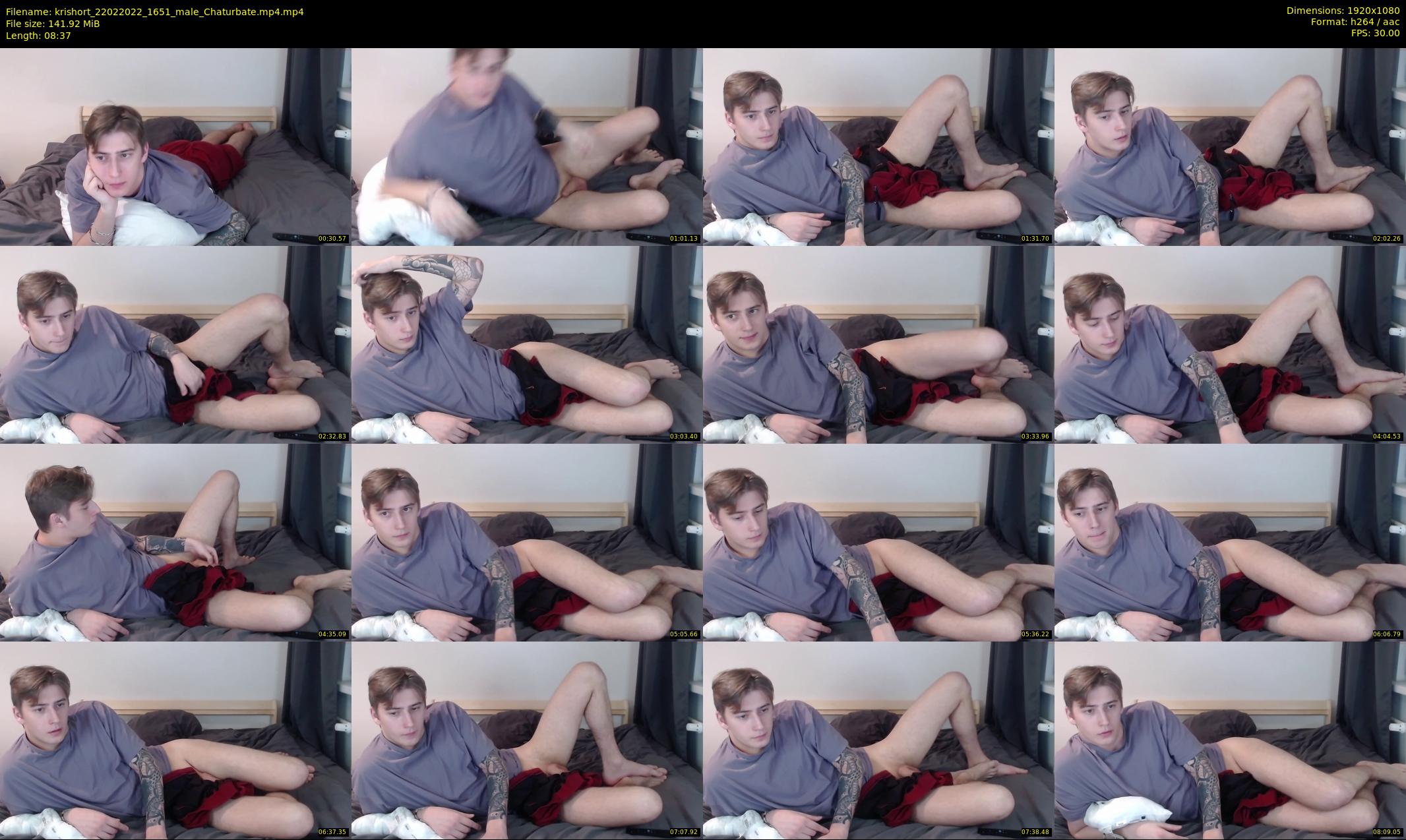 krishort — 9 minute Chaturbate male cam show recording, 1080p, Feb 22, 2022
